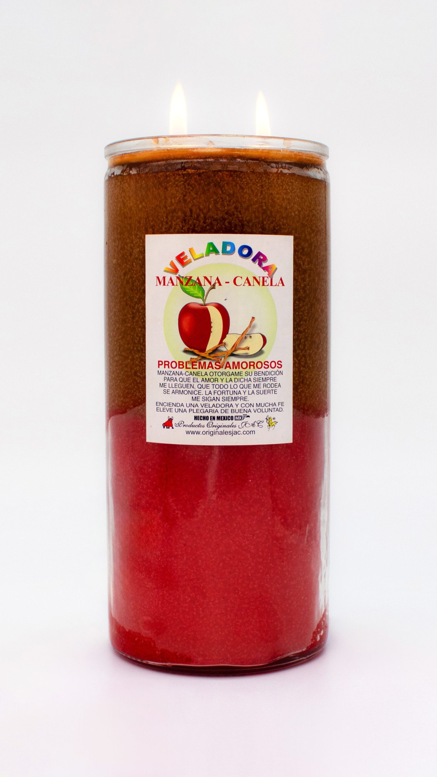 MANZANA CANELA - Veladora Aroma - Jumbo