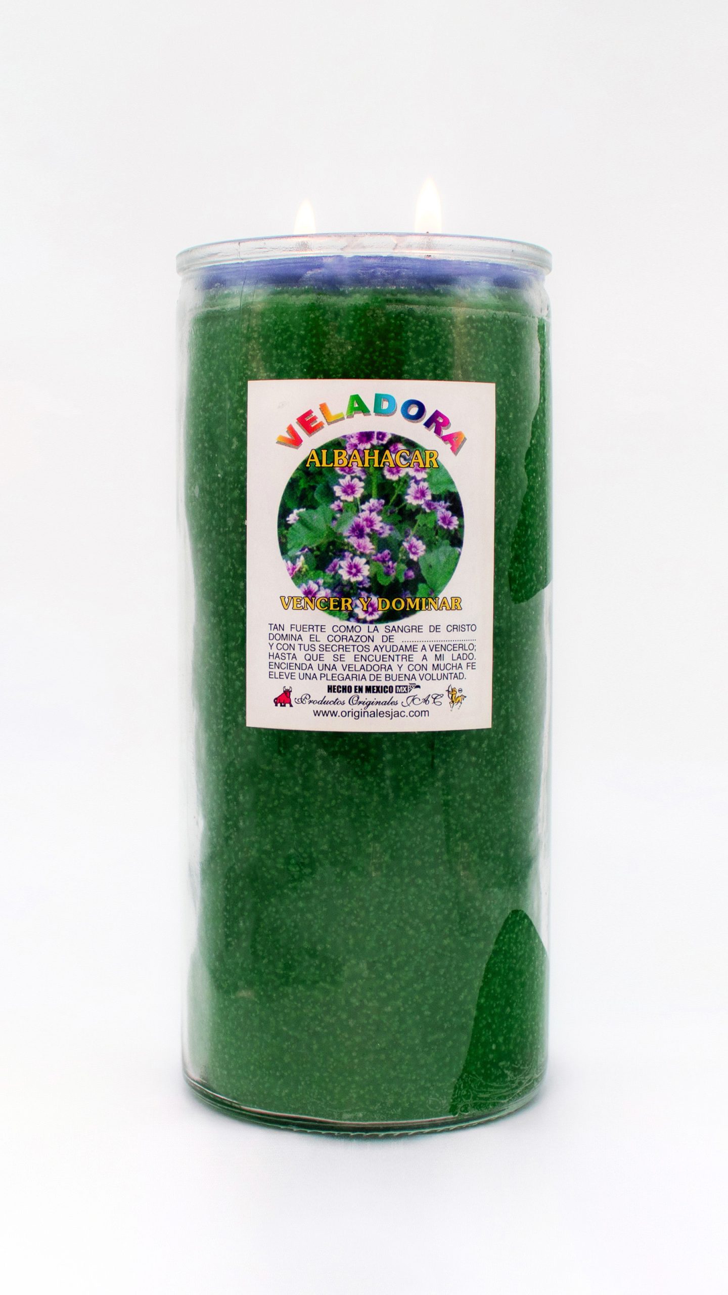 ALBAHACAR - Veladora Aroma - Jumbo