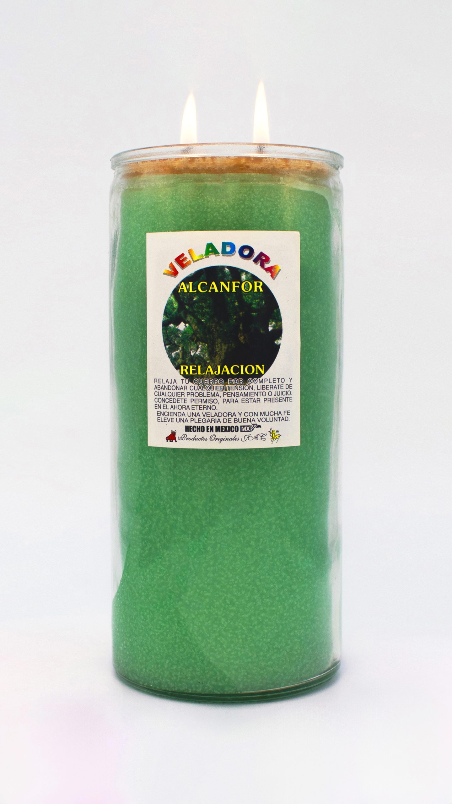 ALCANFOR - Veladora Aroma - Jumbo
