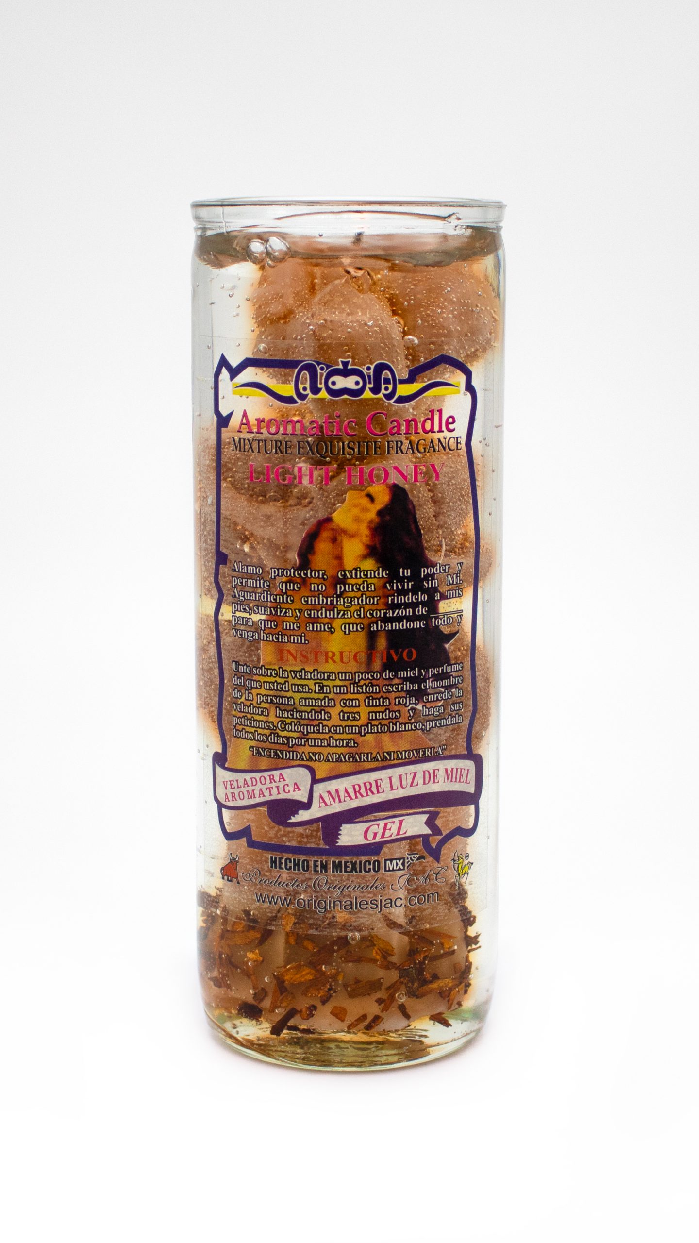 AMARRE LUZ DE MIEL - Veladora Gel