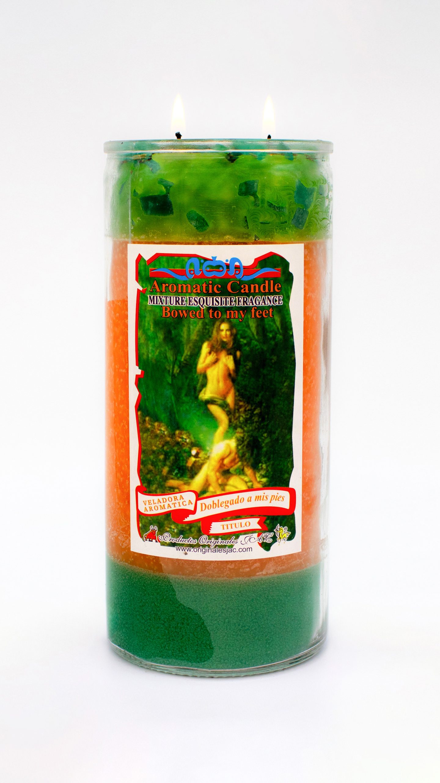 DOBLEGADO A MIS PIES - Veladora Aroma - Jumbo