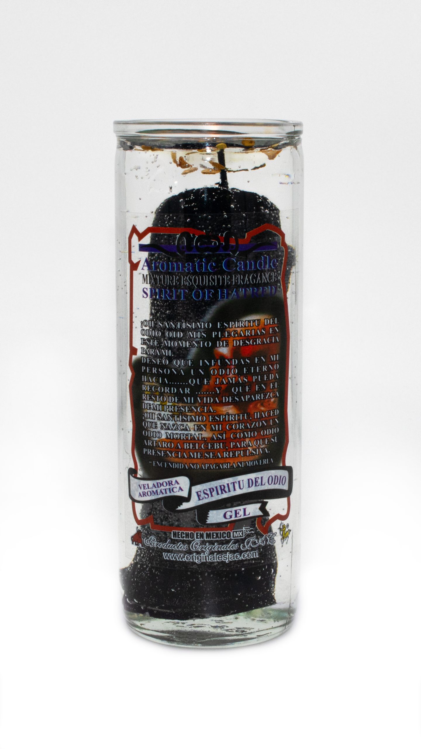 ESPIRITU DEL ODIO - Veladora Gel