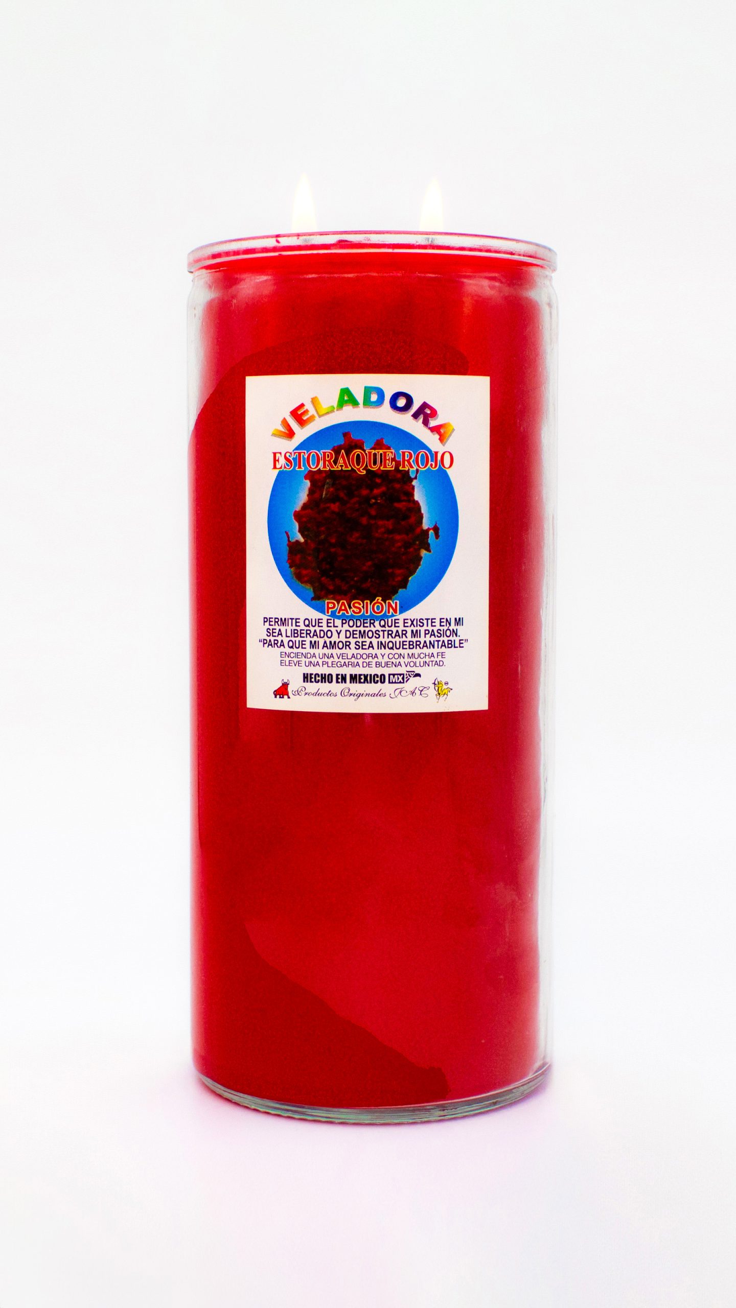 ESTORAQUE ROJO - Veladora Aroma - Jumbo