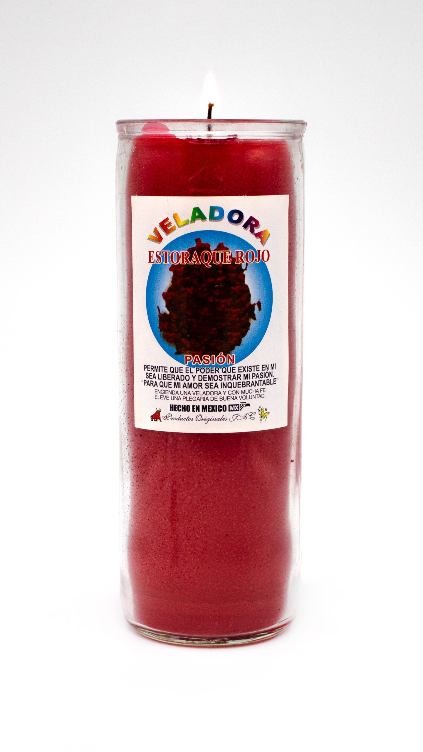 ESTORAQUE ROJO - Veladora Aroma
