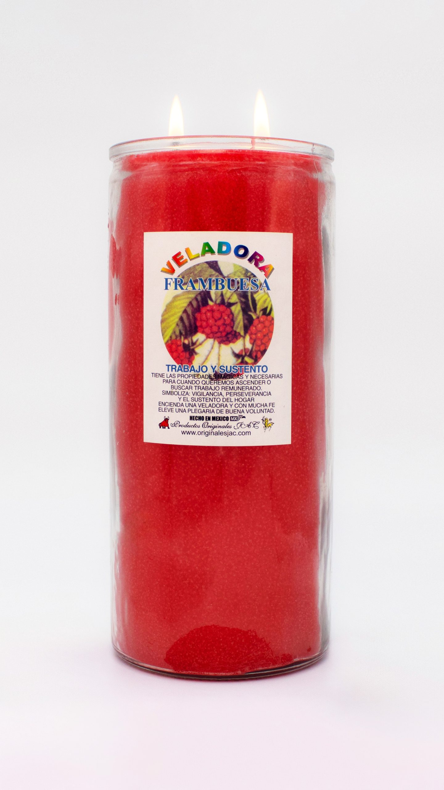 FRAMBUESA - Veladora Aroma - Jumbo