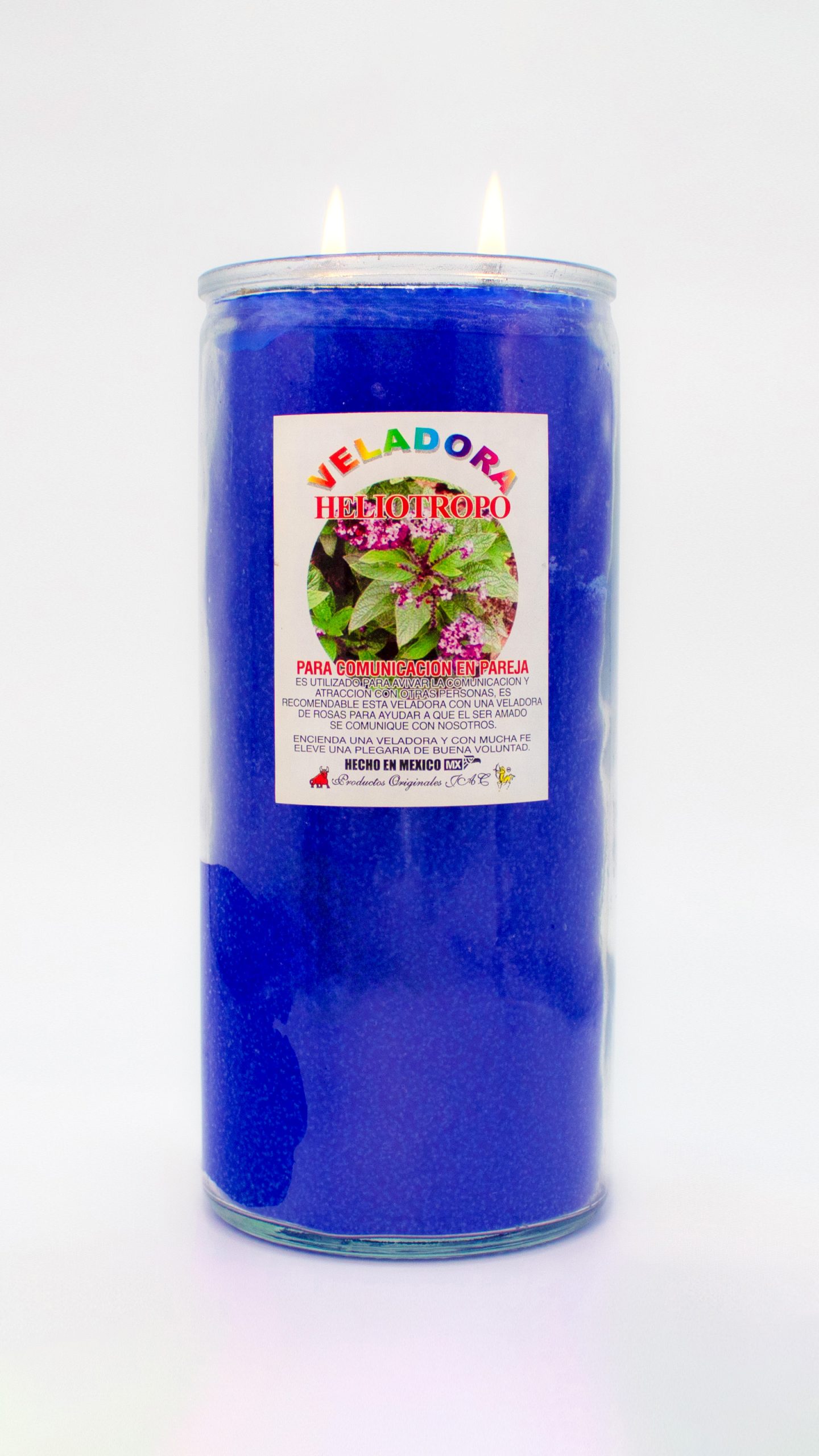 HELIOTROPO - Veladora Aroma - Jumbo