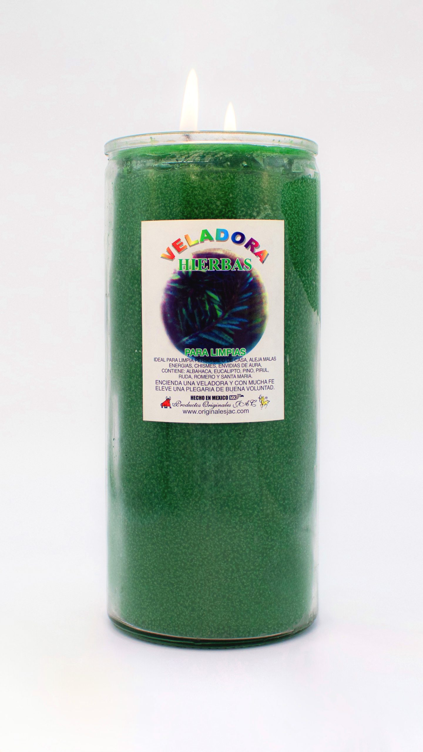 HIERBAS - Veladora Aroma - Jumbo