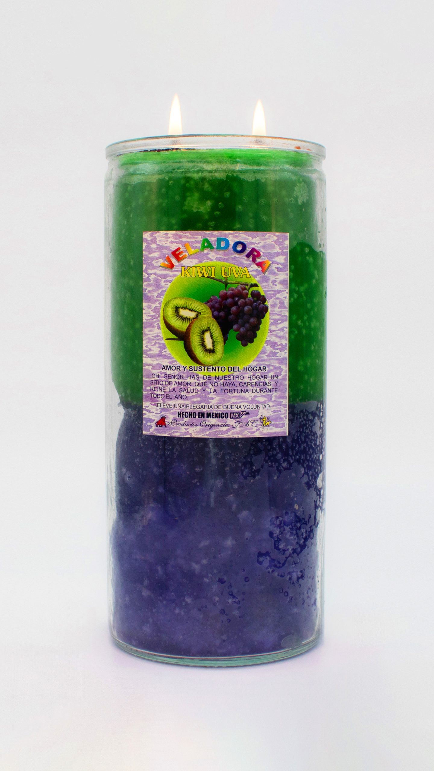 KIWI - UVA - Veladora Aroma - Jumbo