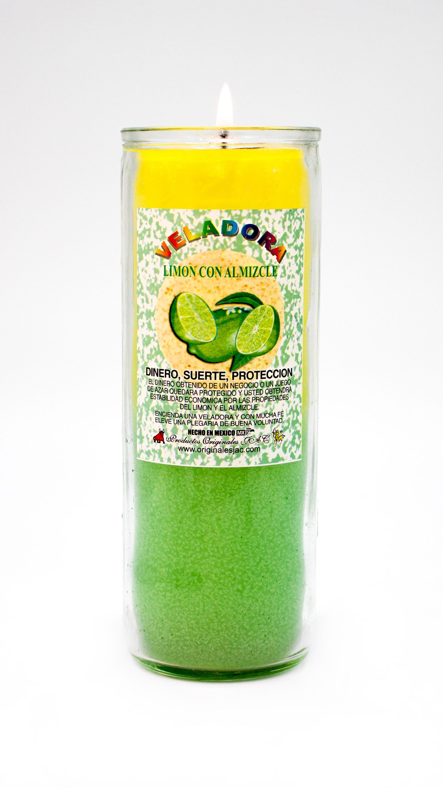 LIMON Y ALMIZCLE - Veladora Aroma