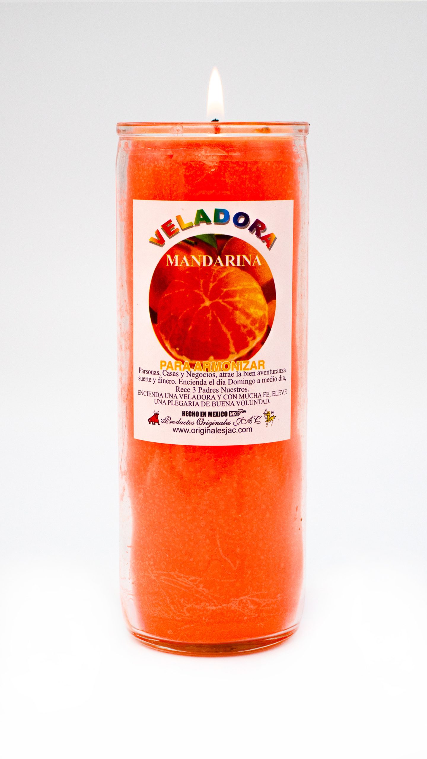 MANDARINA - Veladora Aroma