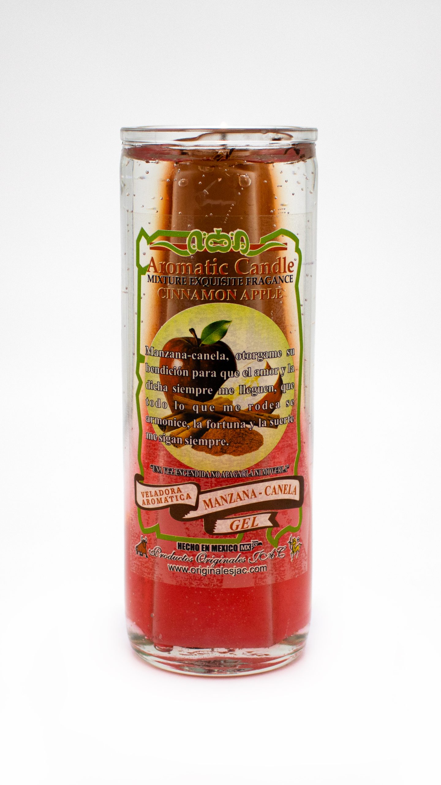 MANZANA - CANELA - Veladora Gel