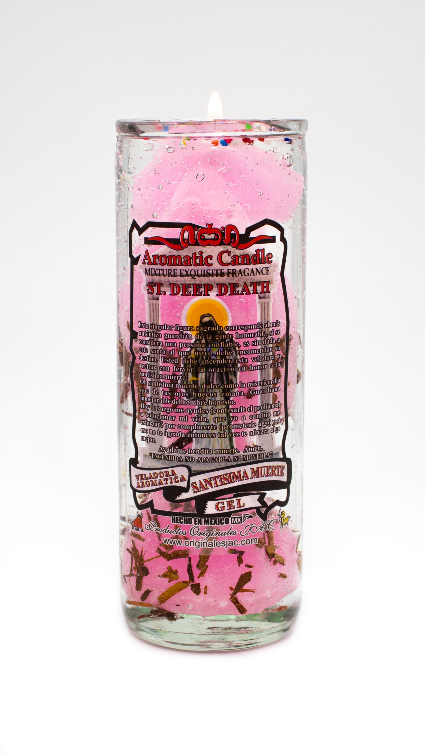 SANTISIMA MUERTE 15 - Veladora Gel