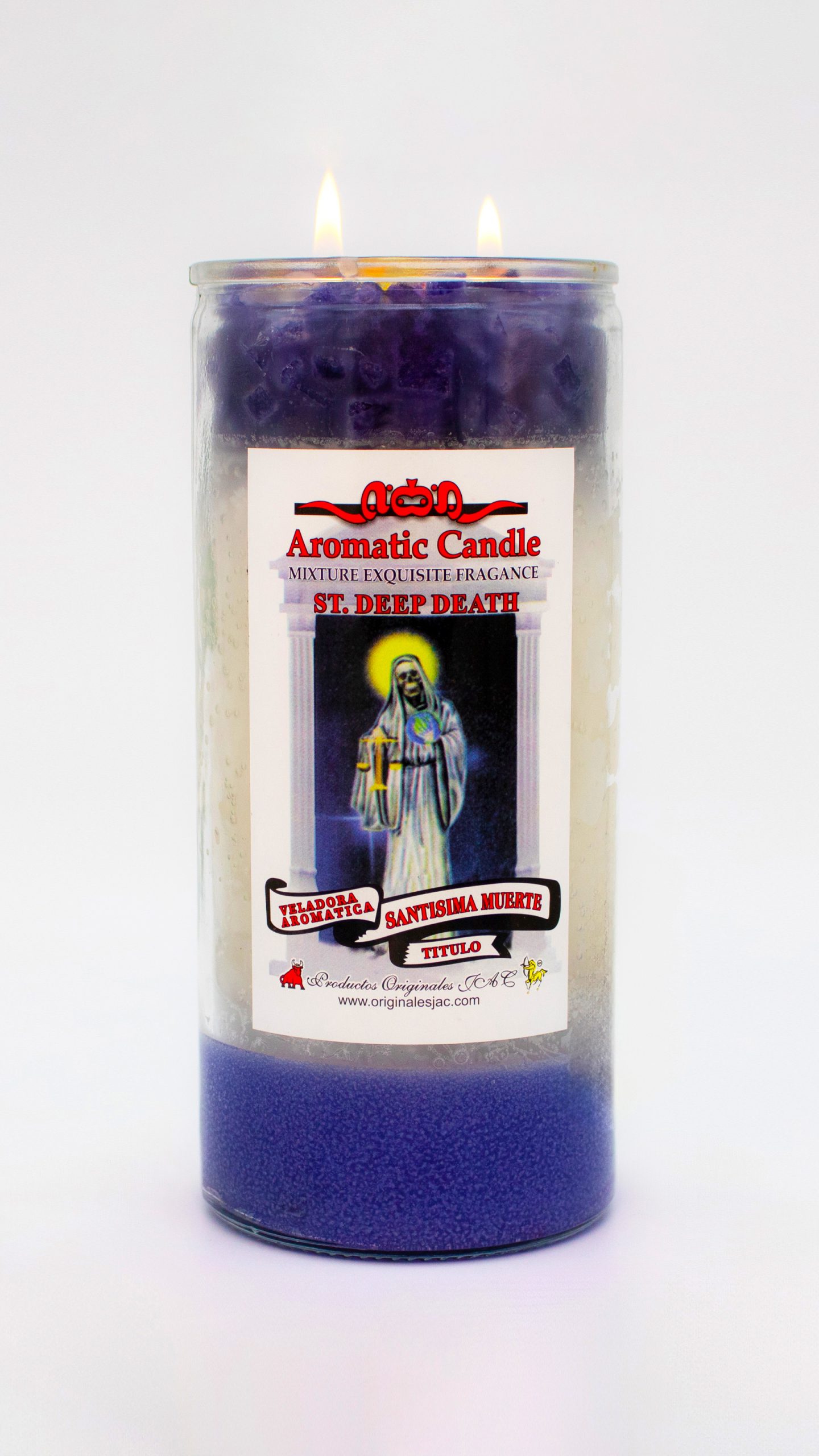 SANTISIMA MUERTE 8 - Veladora Titulo - Jumbo
