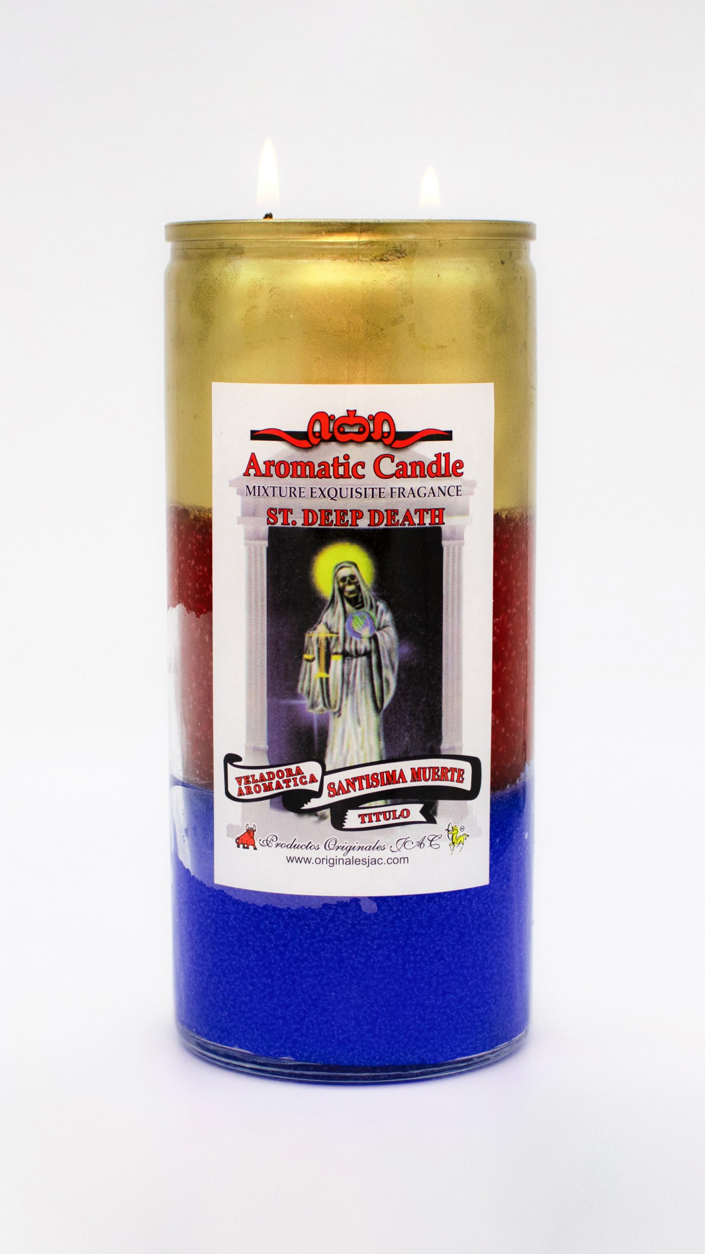 SANTISIMA MUERTE 4 - Veladora Titulo - Jumbo
