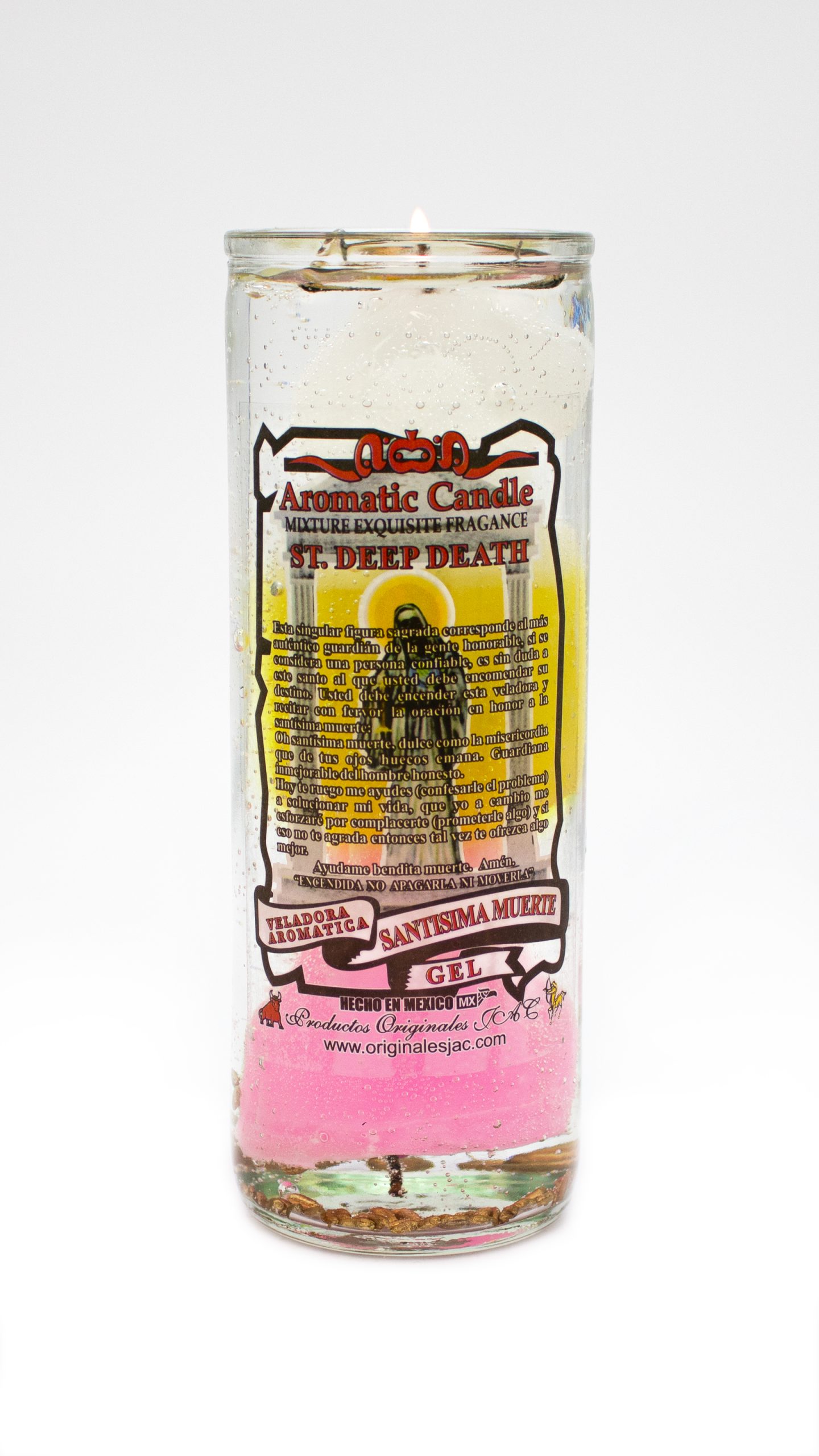 SANTISIMA MUERTE ABRE CAMINO - Veladora Gel