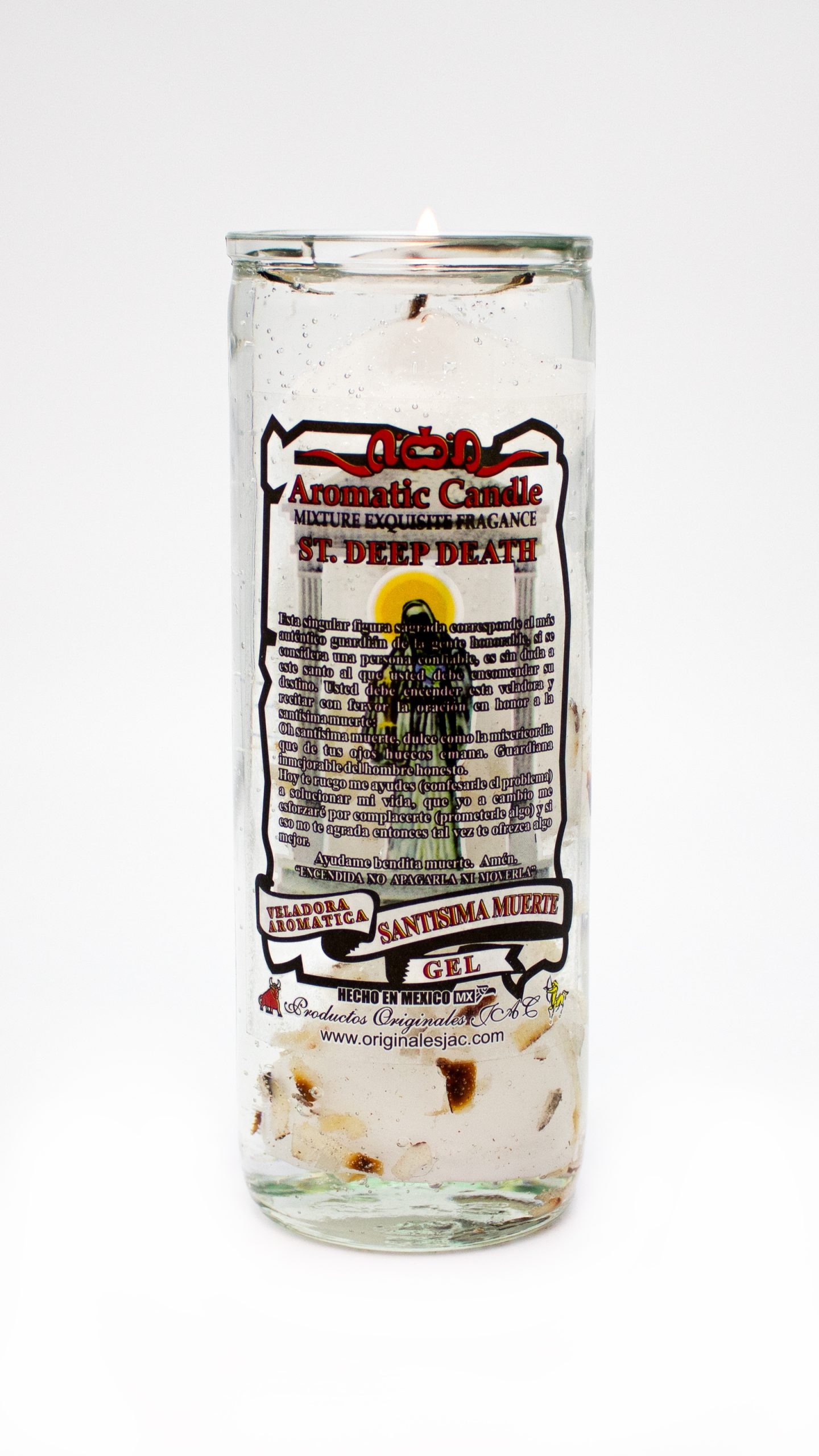 SANTISIMA MUERTE 3 - Veladora Gel
