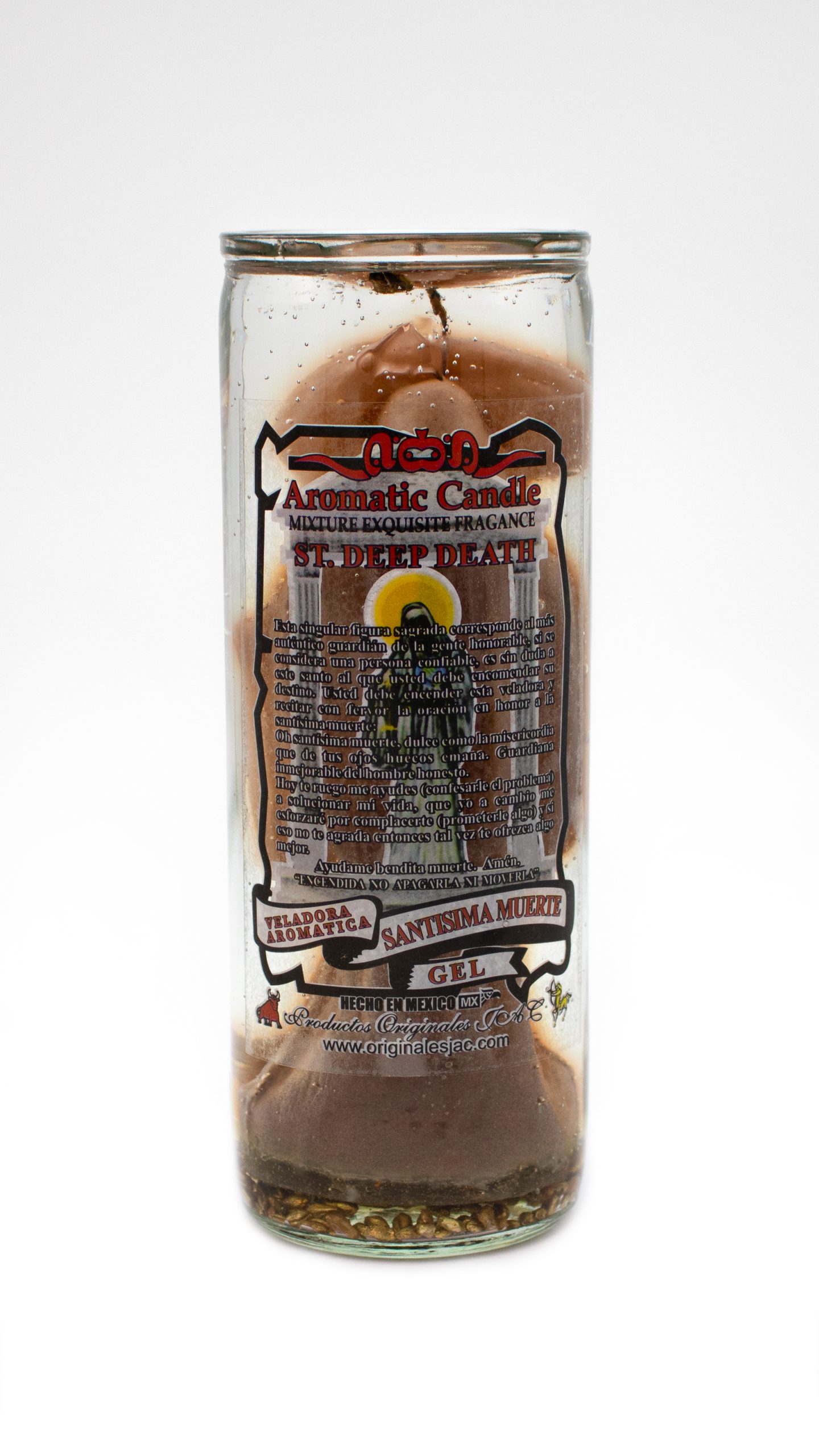 SANTISIMA MUERTE 24 - Veladora Gel