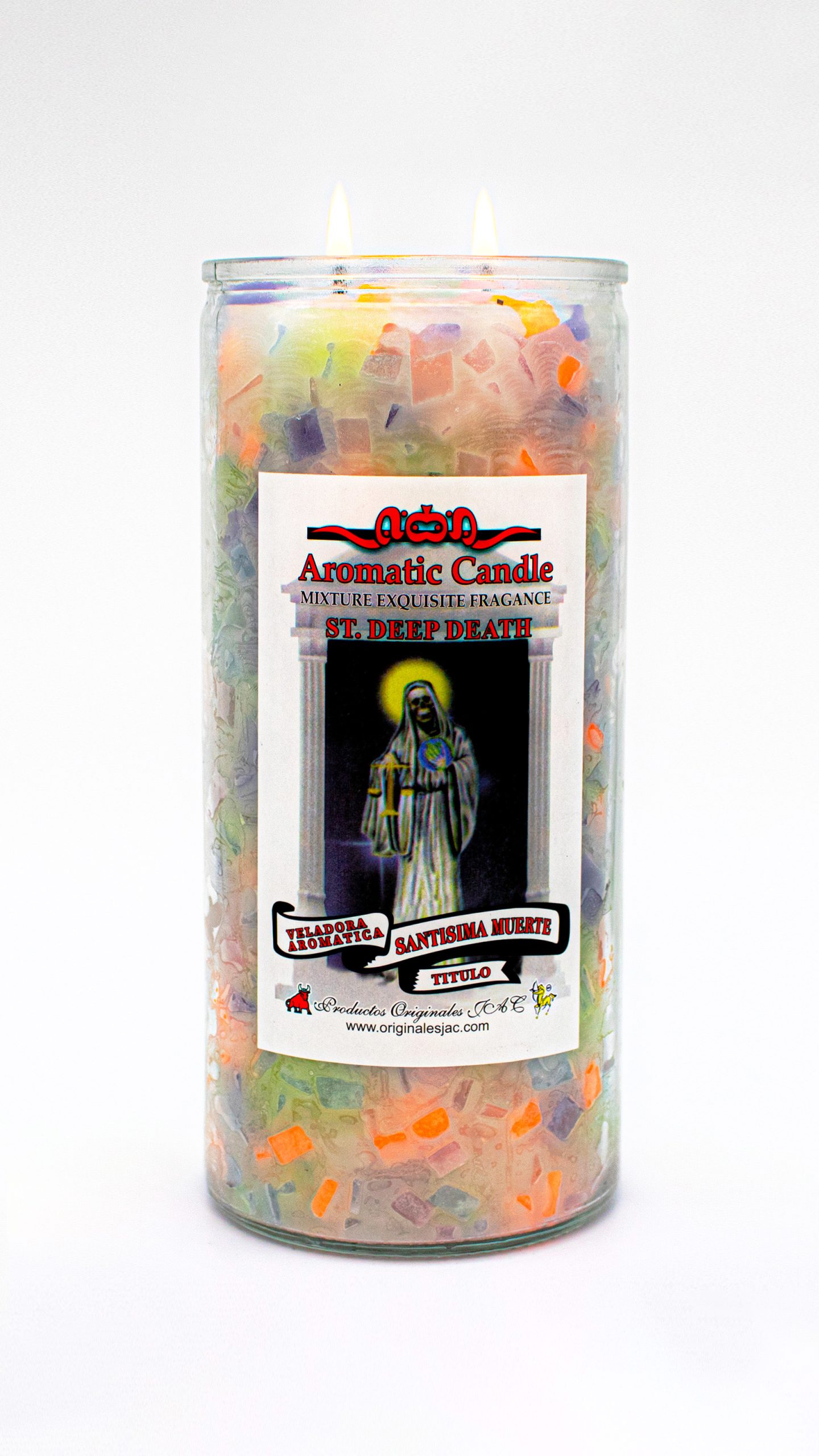 MUERTE CUBOS - Veladora Título - Jumbo