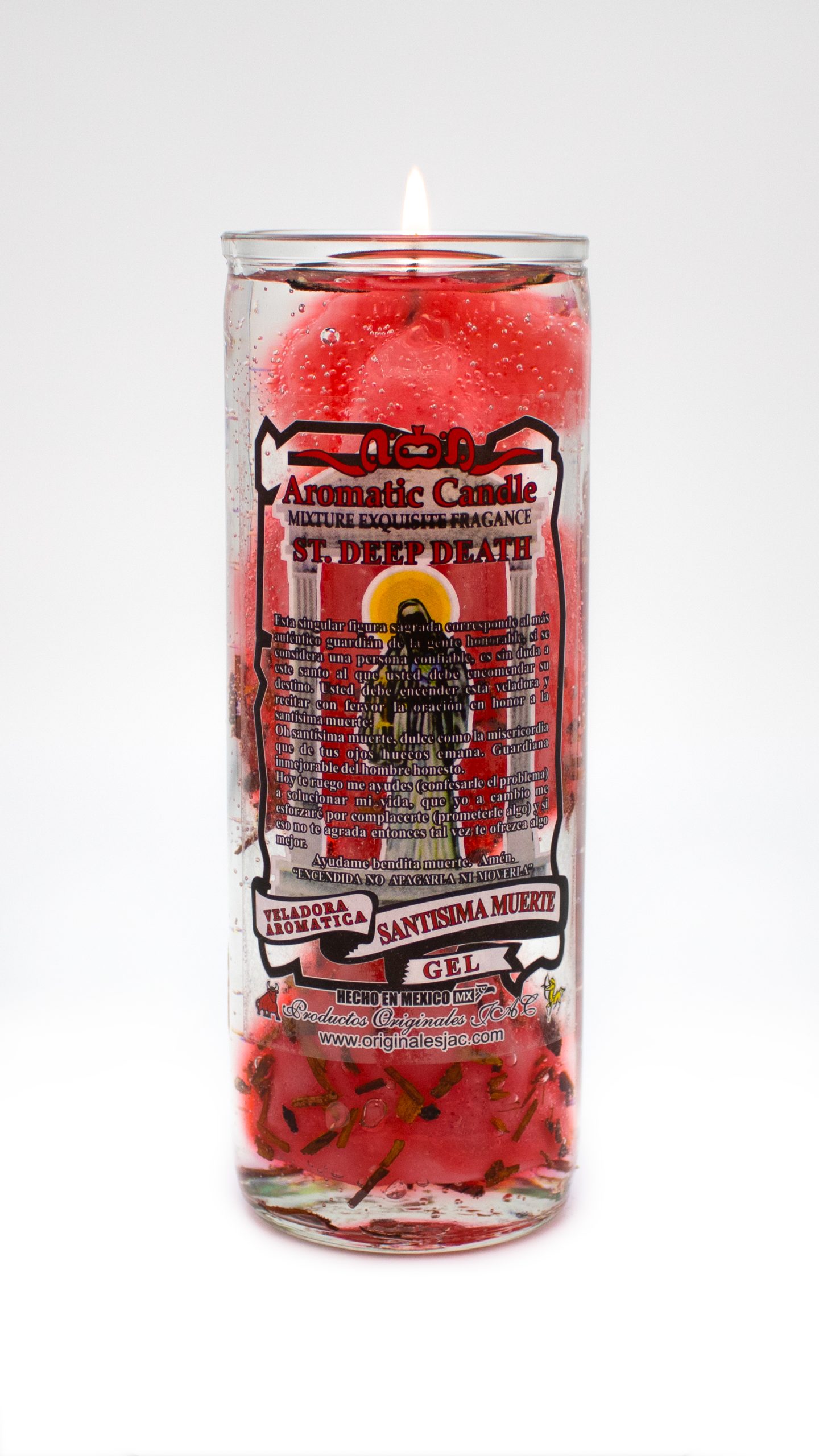 SANTISIMA MUERTE 9 - Veladora Gel