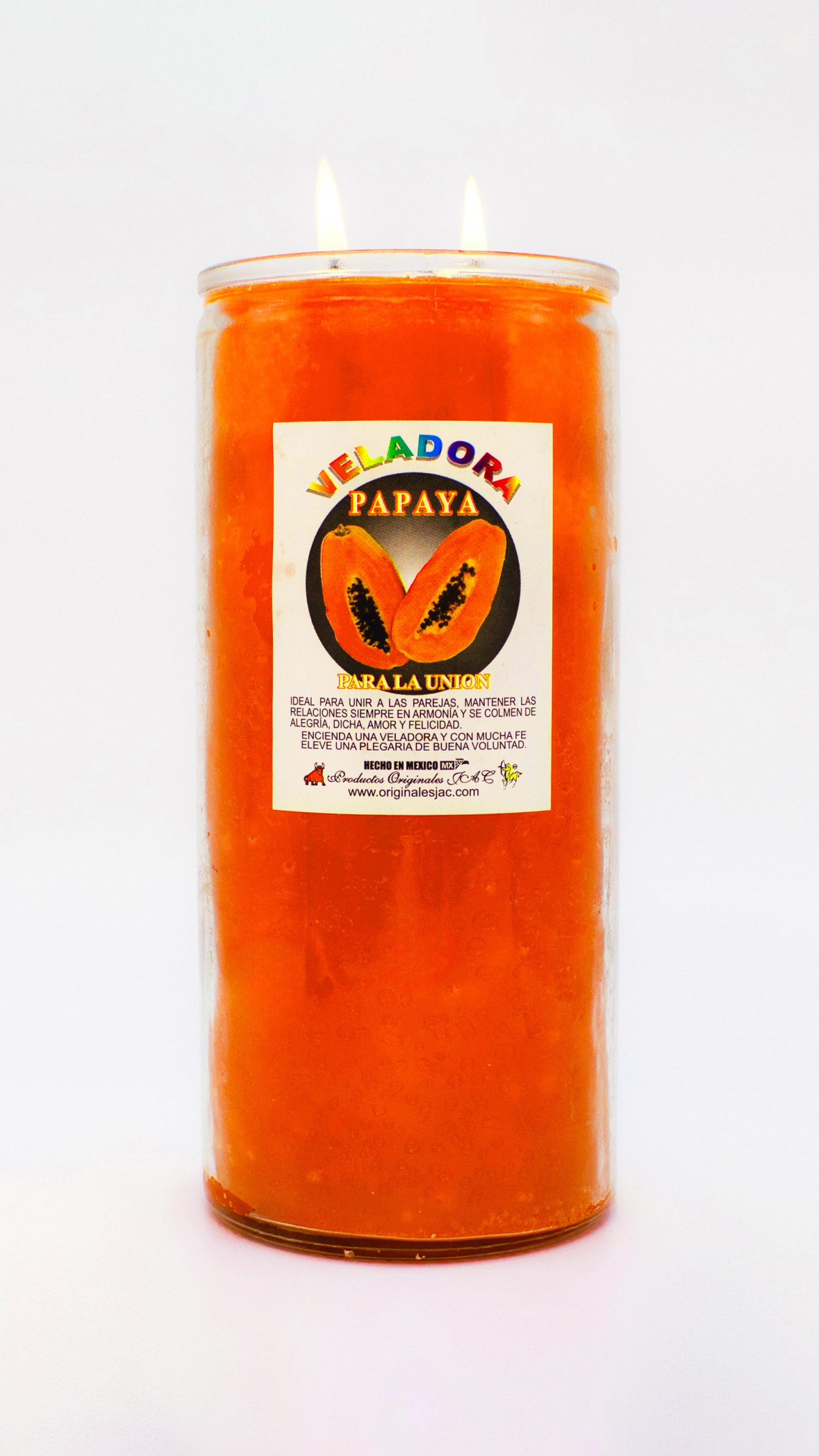 PAPAYA - Veladora Aroma - Jumbo