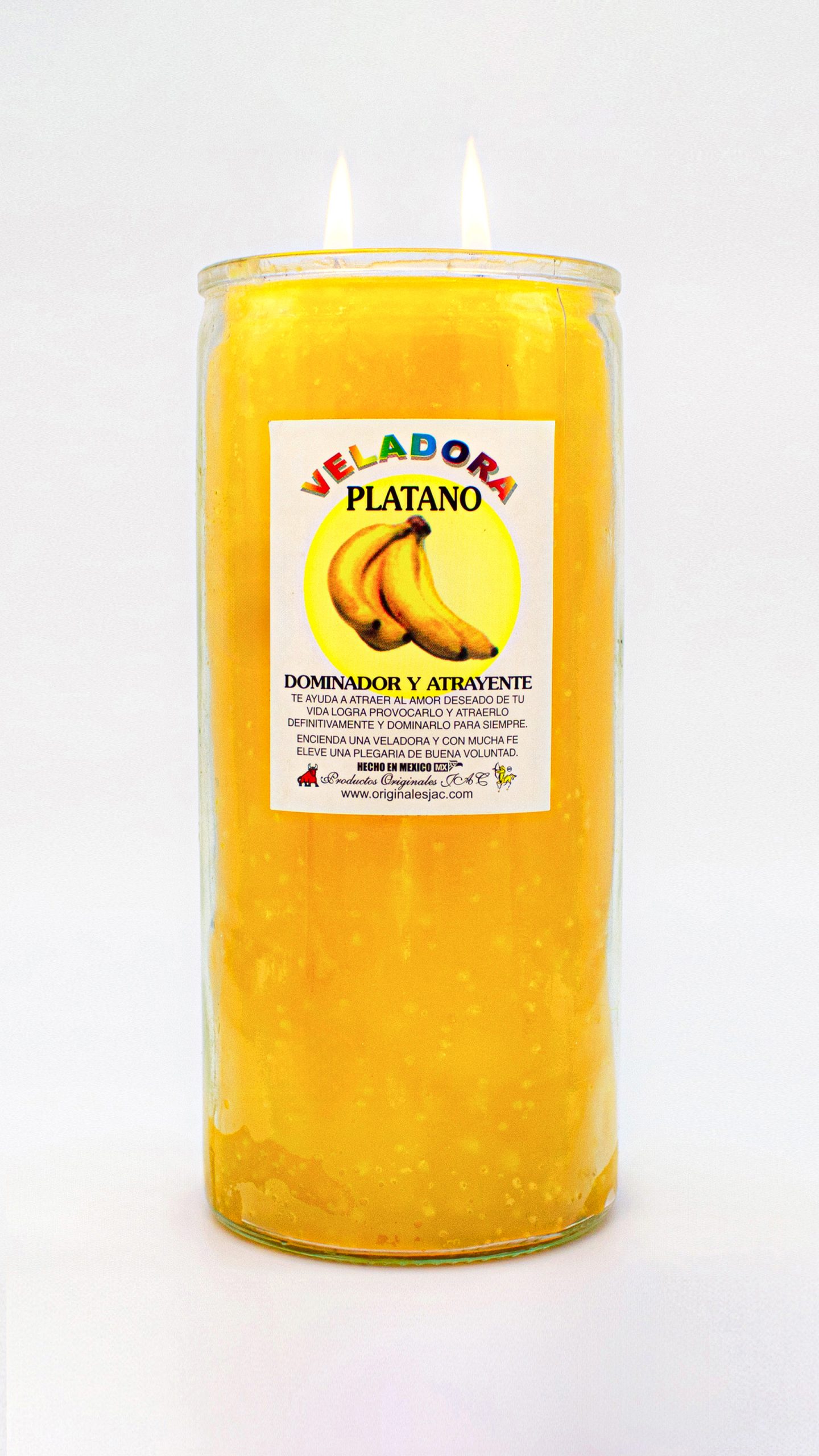 PLÁTANO - Veladora Aroma - Jumbo