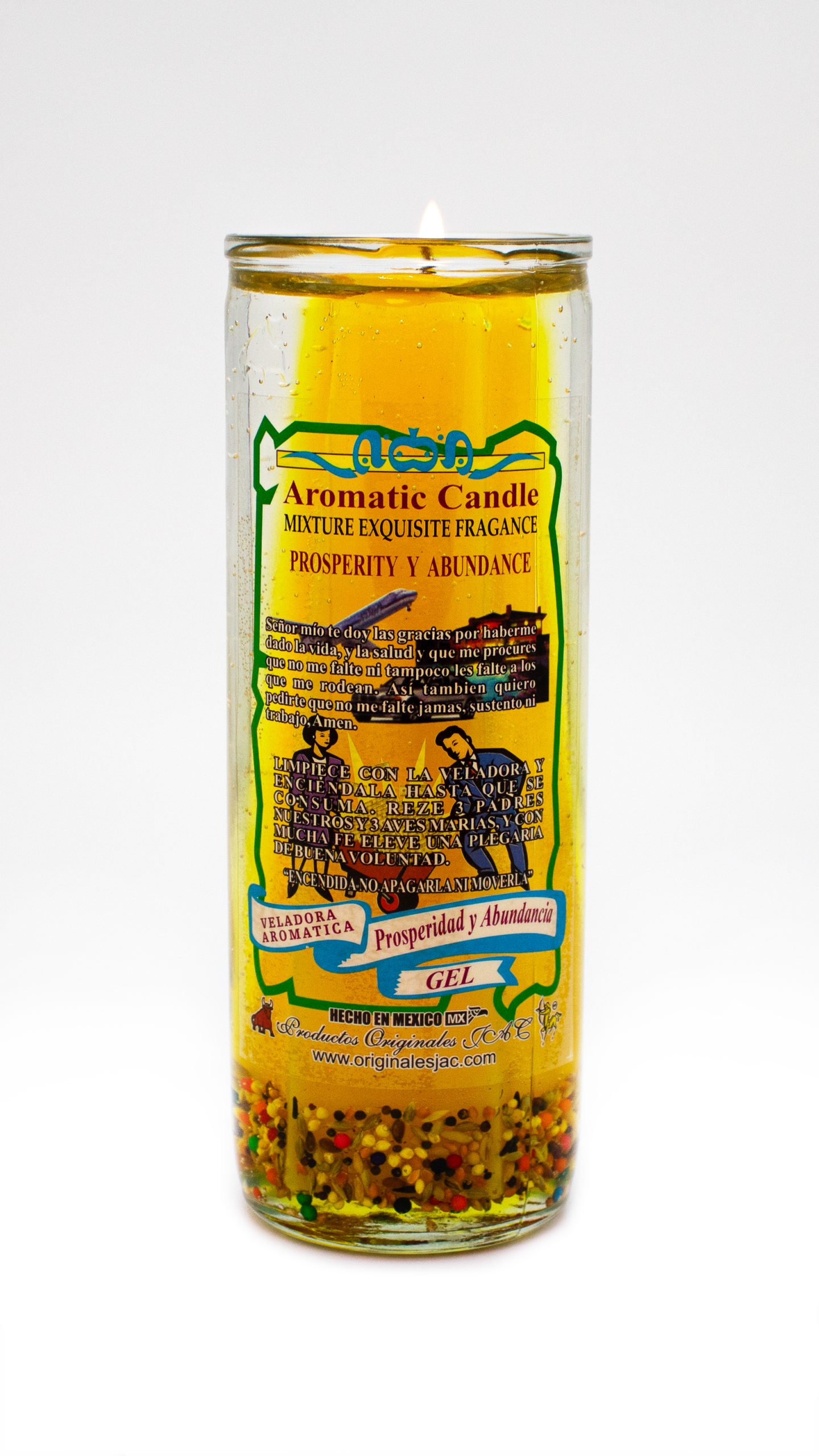 PROSPERIDAD Y ABUNDANCIA - Veladora Gel