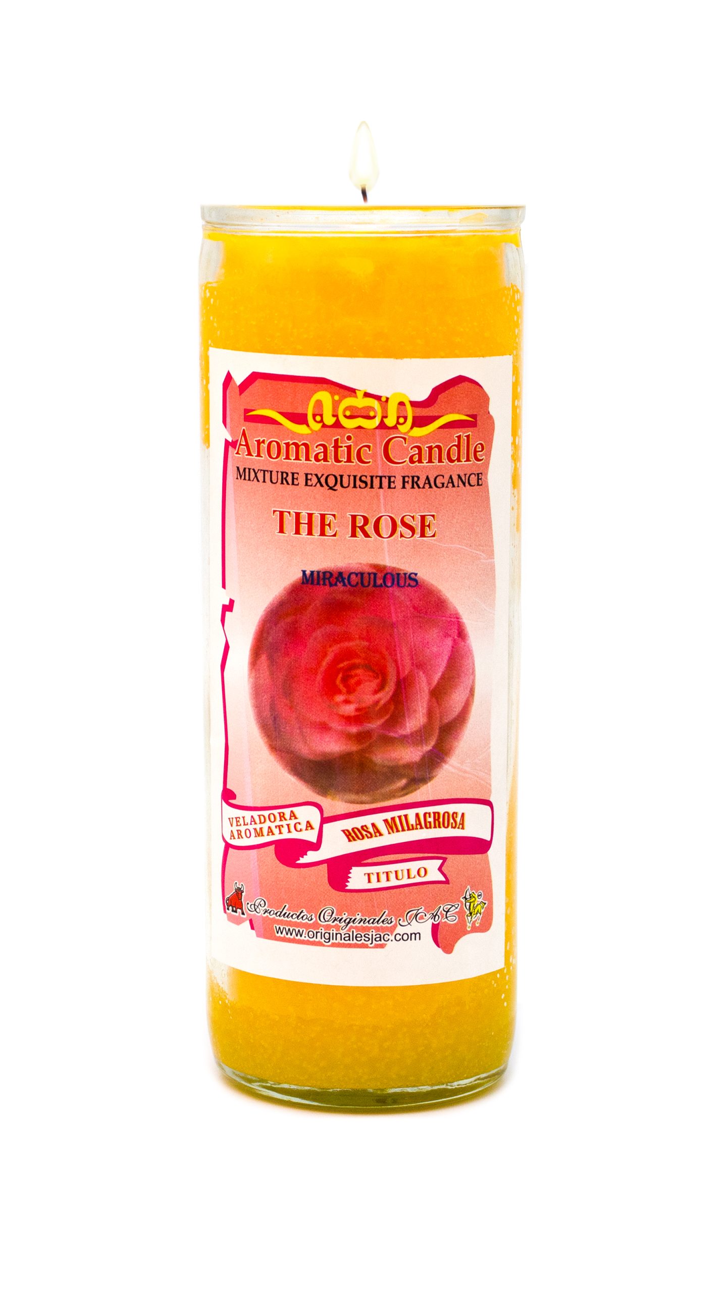ROSA MILAGROSA 4 - Veladora Titulo