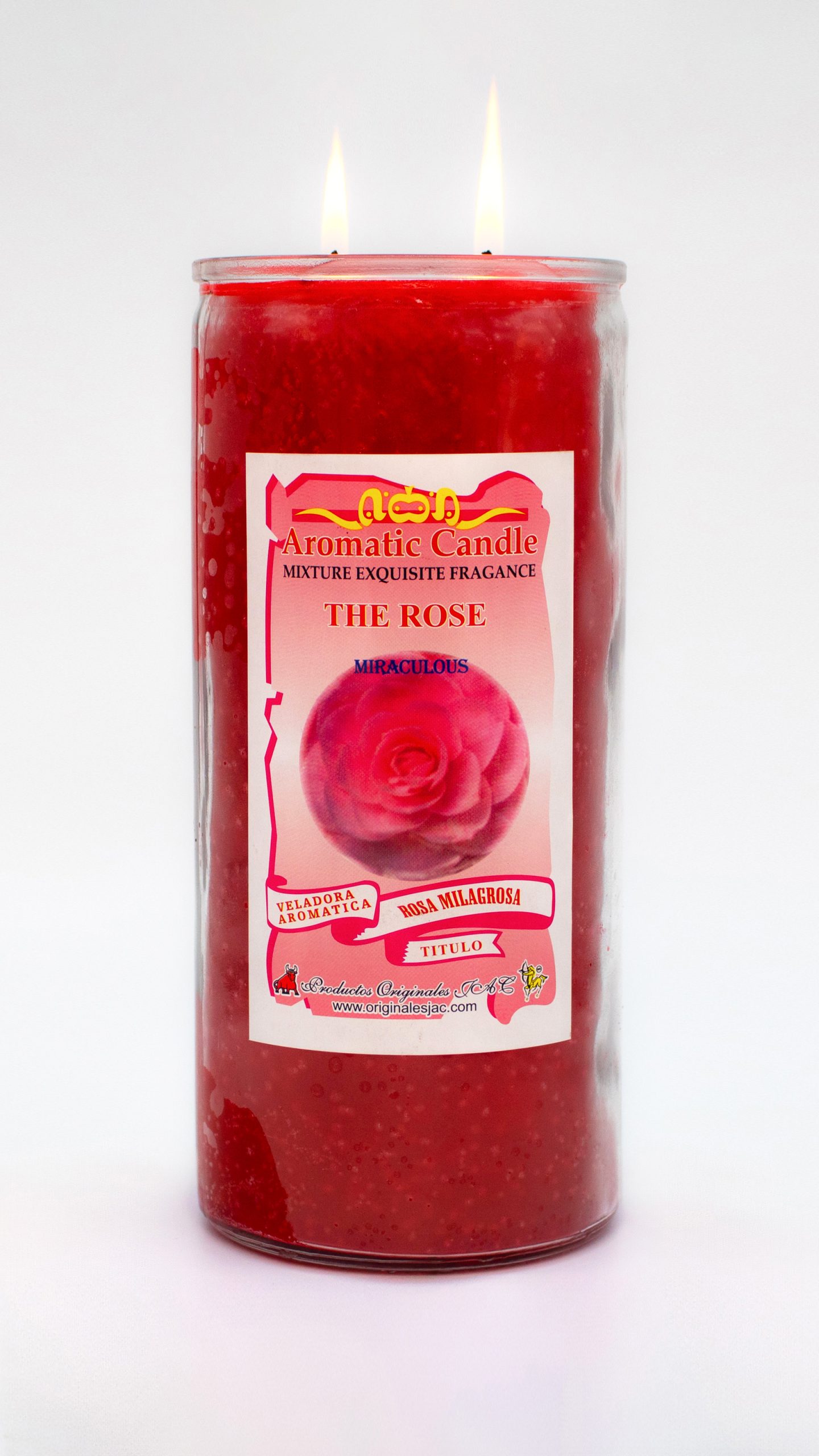ROSA MILAGROSA - Veladora Titulo - Jumbo
