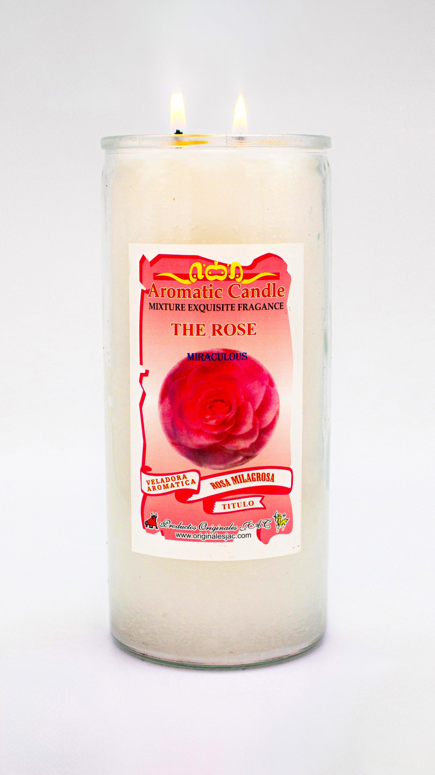 ROSA MILAGROSA - Veladora Titulo - Jumbo