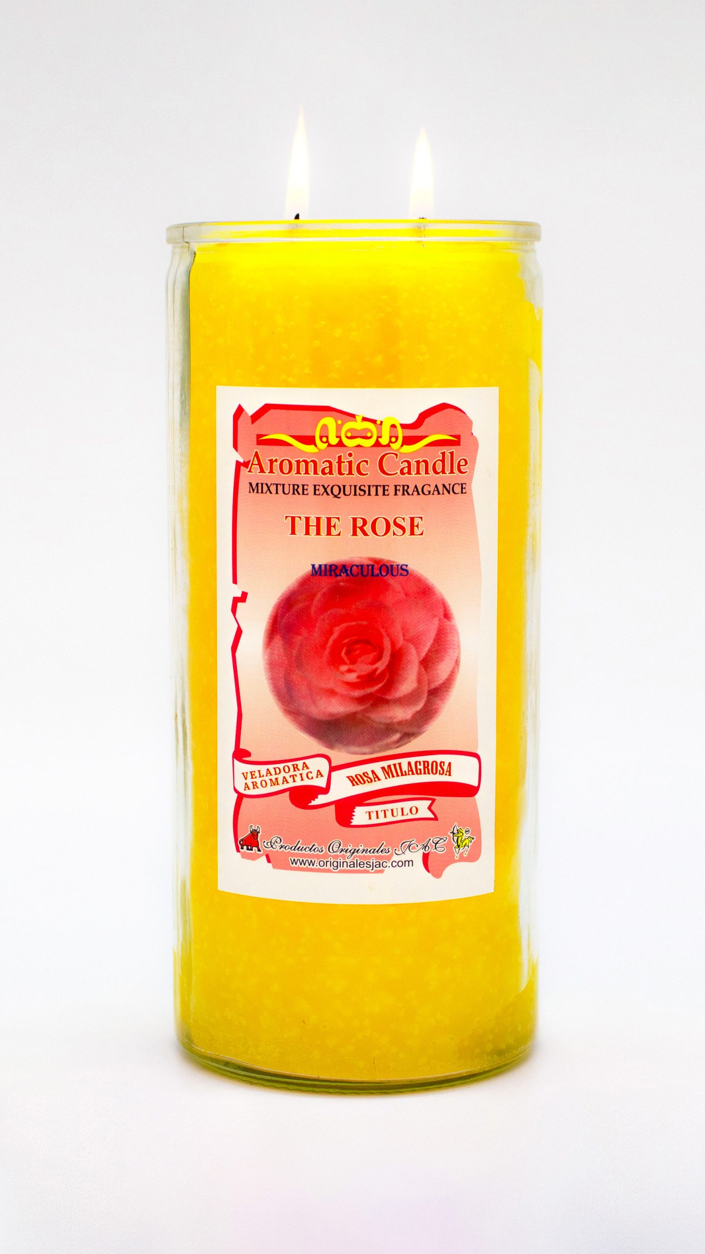 ROSA MILAGROSA 2 - Veladora Titulo - Jumbo