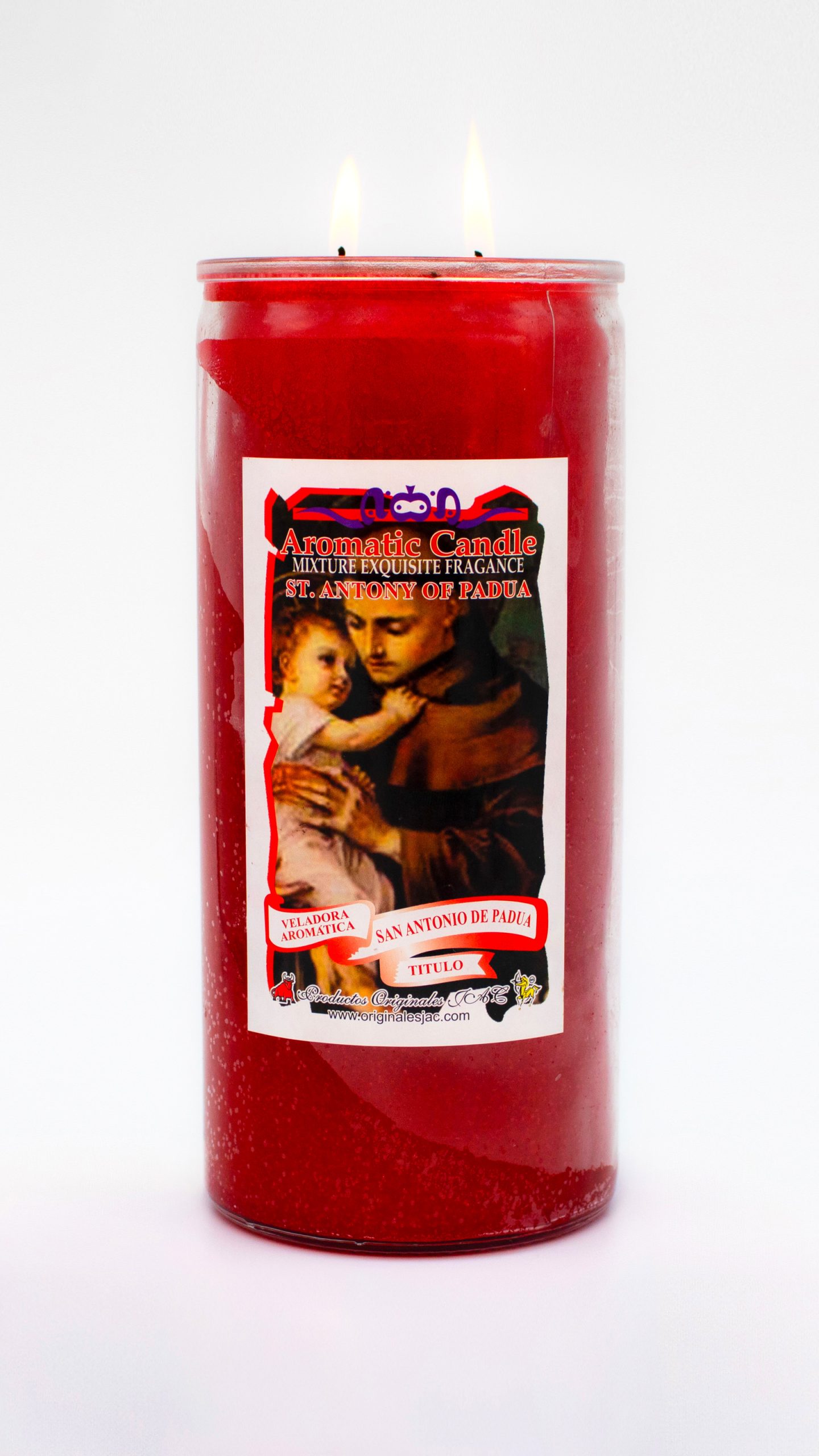 SAN ANTONIO DE PADUA - Veladora Titulo - Jumbo