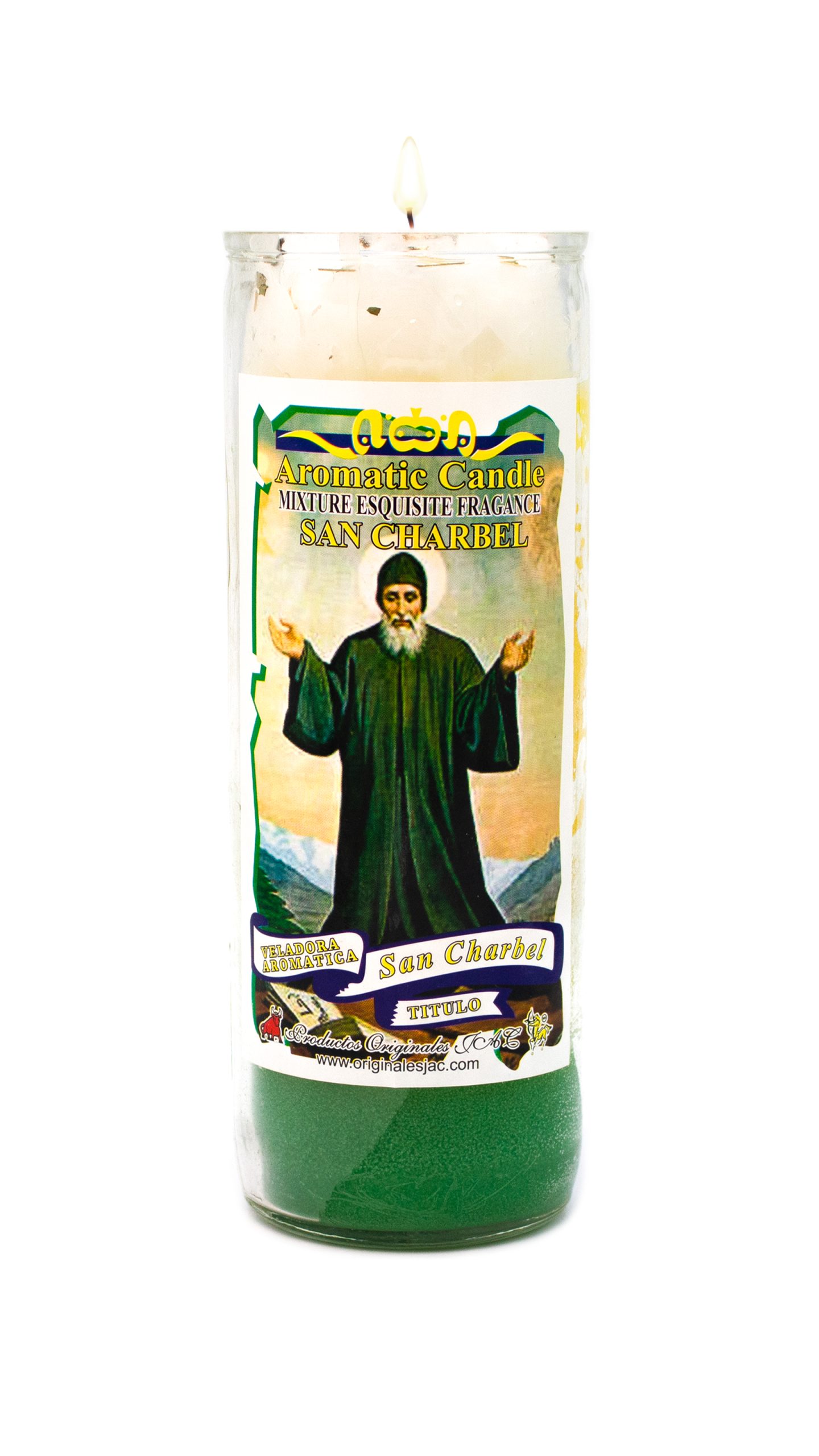 SAN CHARBEL - Veladora Titulo