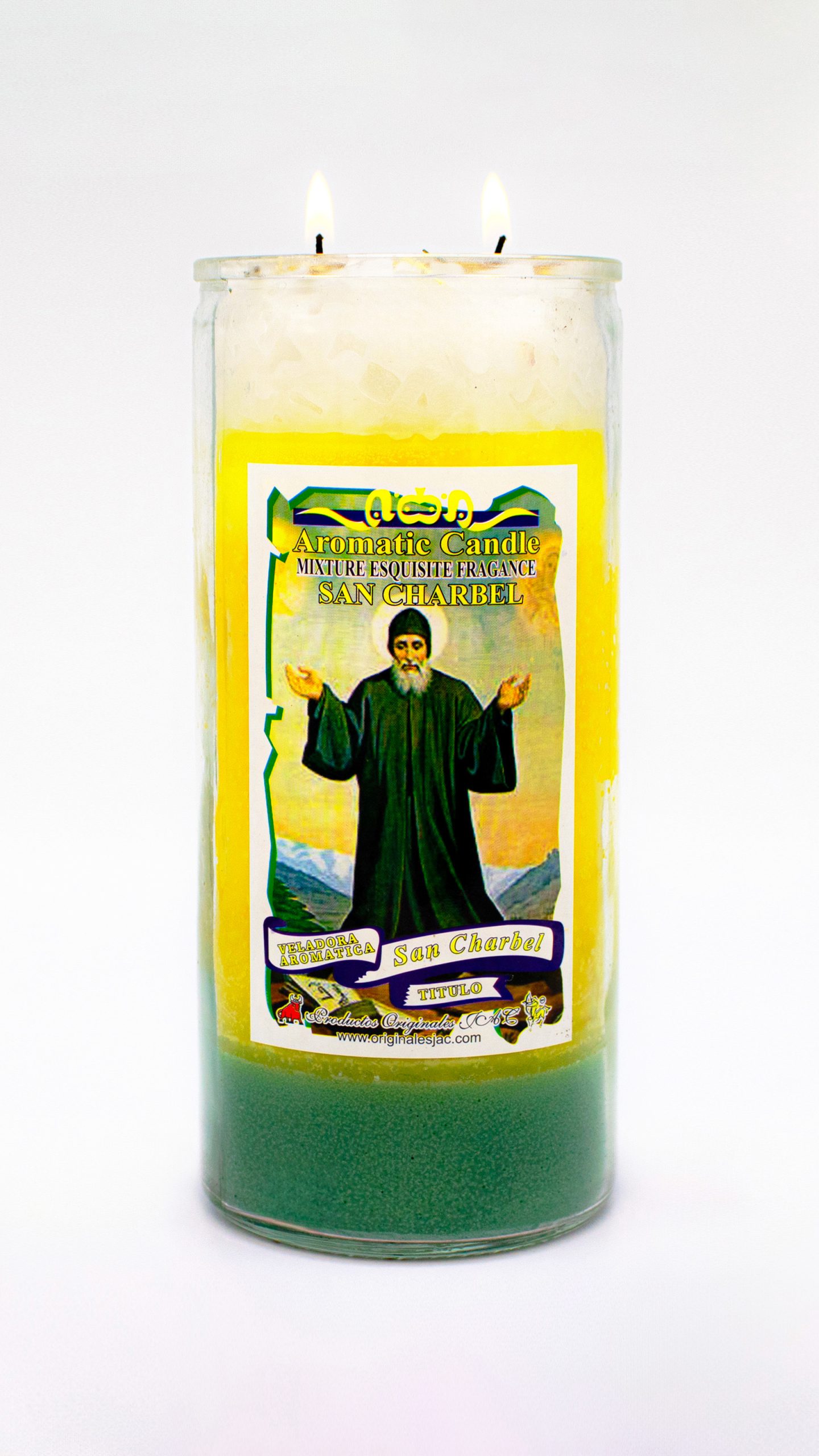 SAN CHARBEL - Veladora Titulo - Jumbo