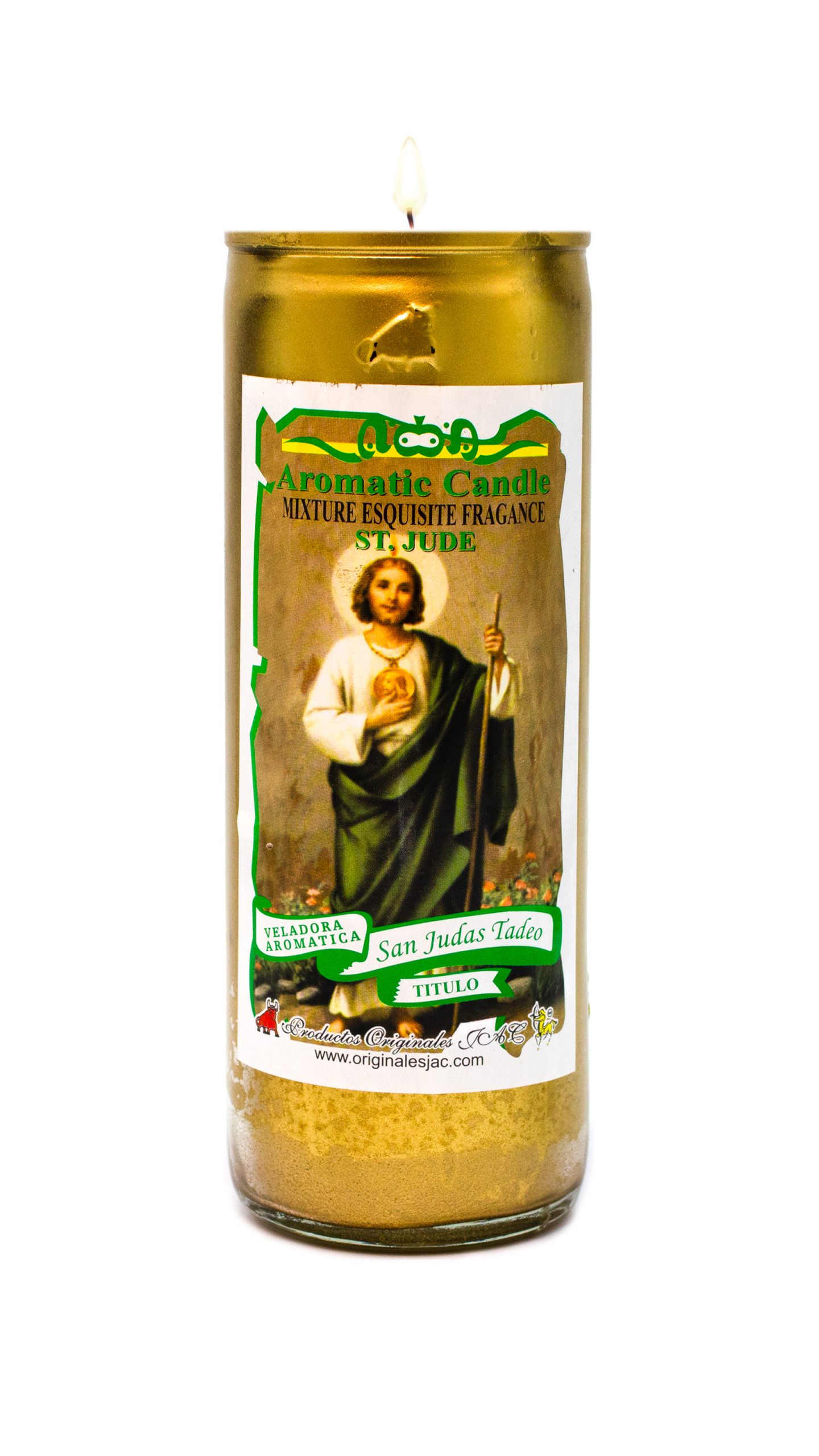 SAN JUDAS TADEO ORO - Veladora Titulo