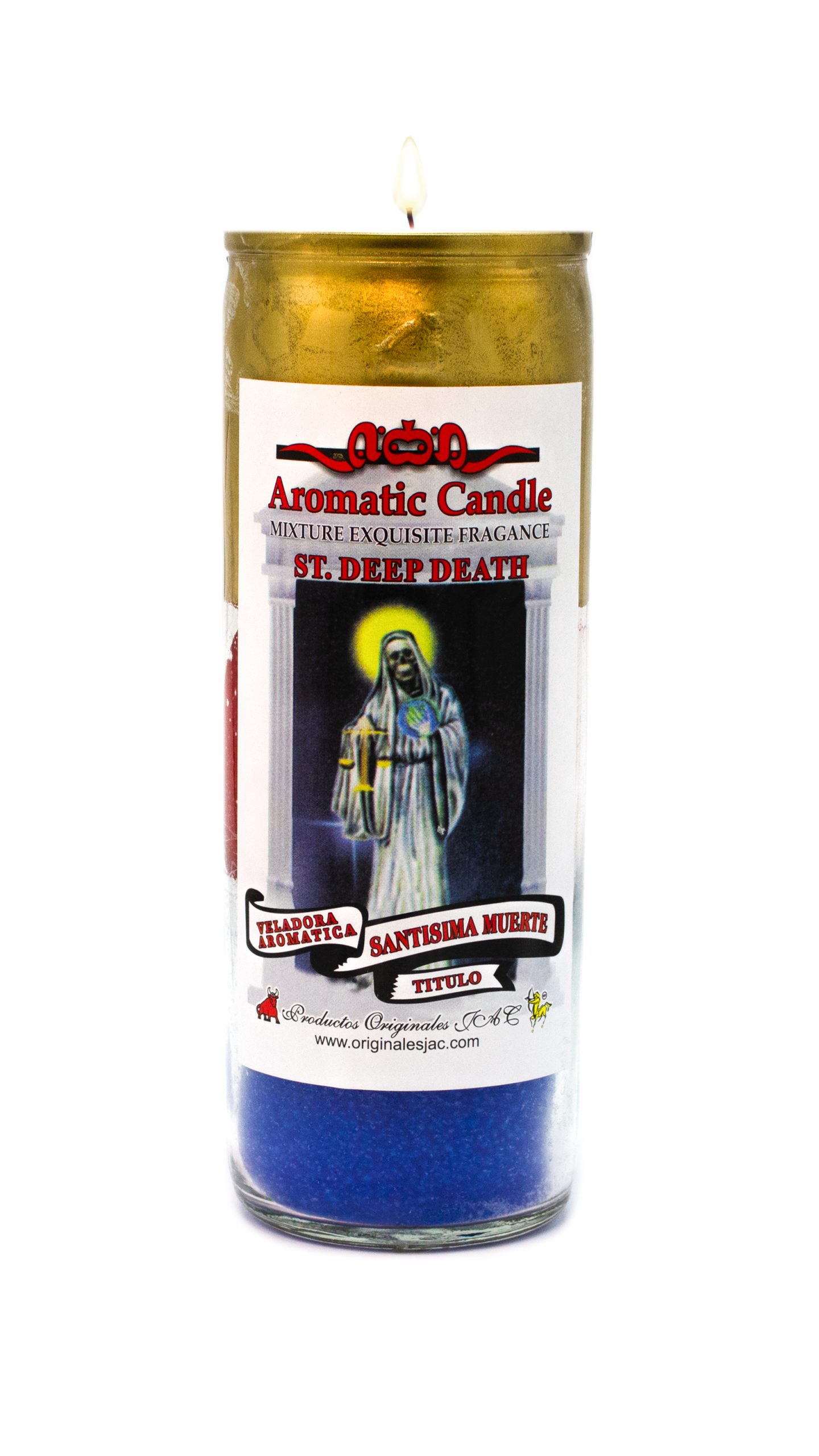 SANTISIMA MUERTE 17 - Veladora Titulo