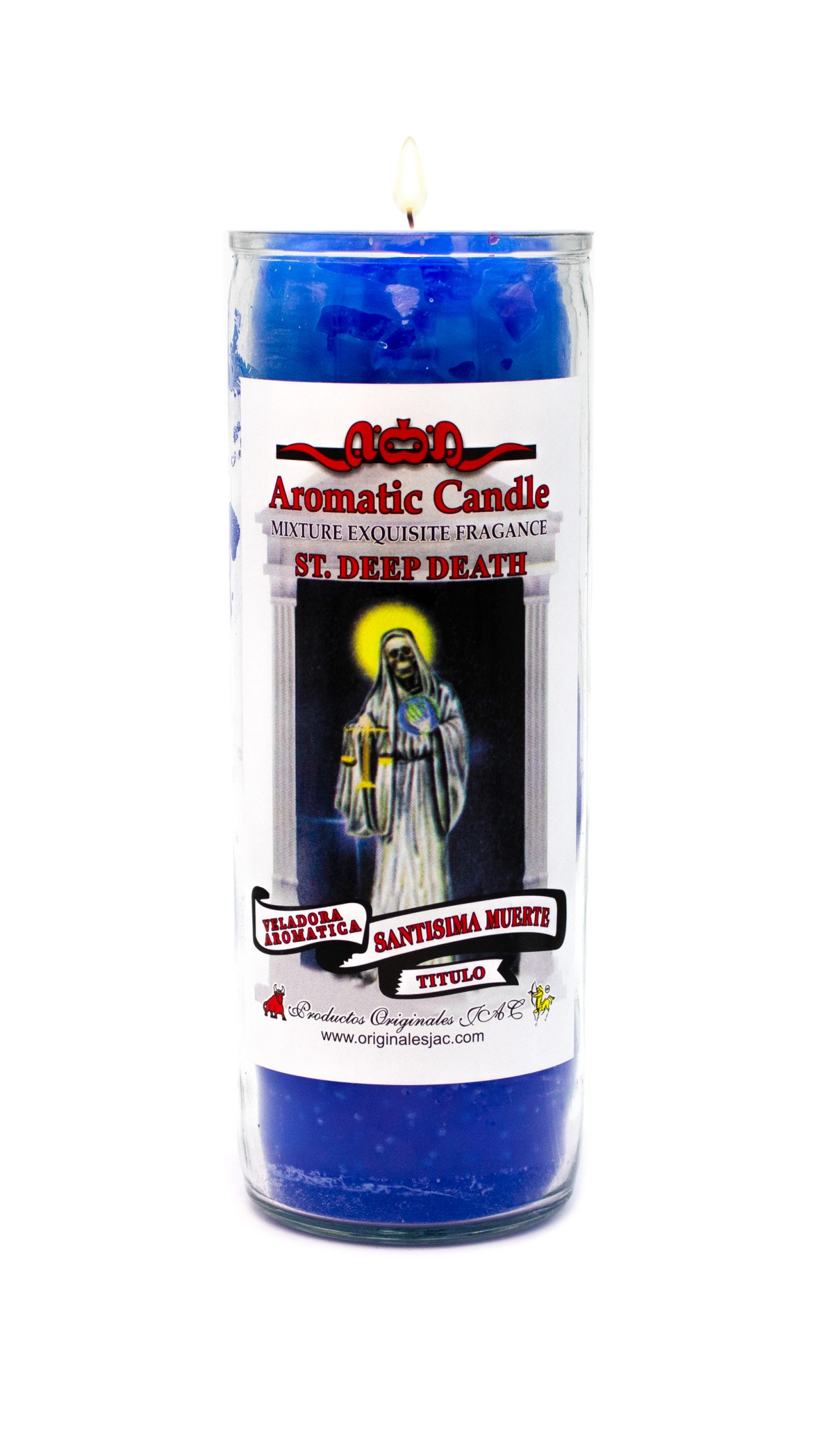 SANTISIMA MUERTE 4 - Veladora Titulo