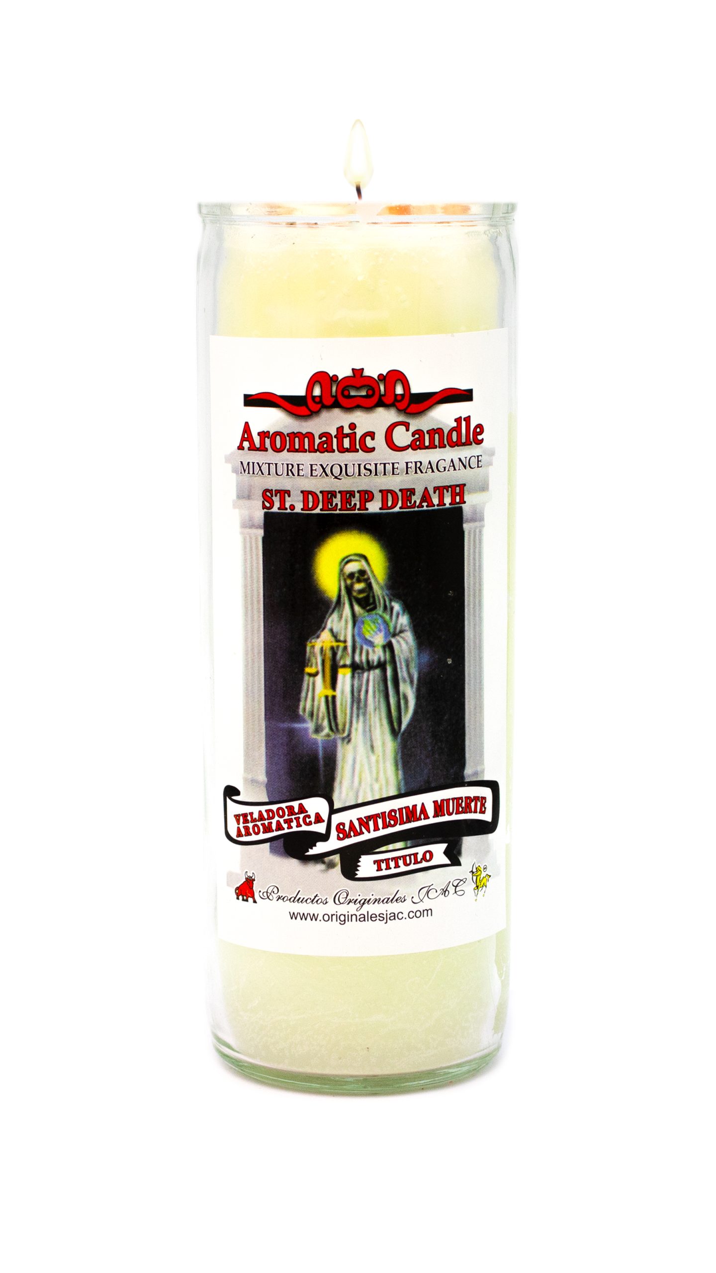 SANTISIMA MUERTE 8 - Veladora Titulo