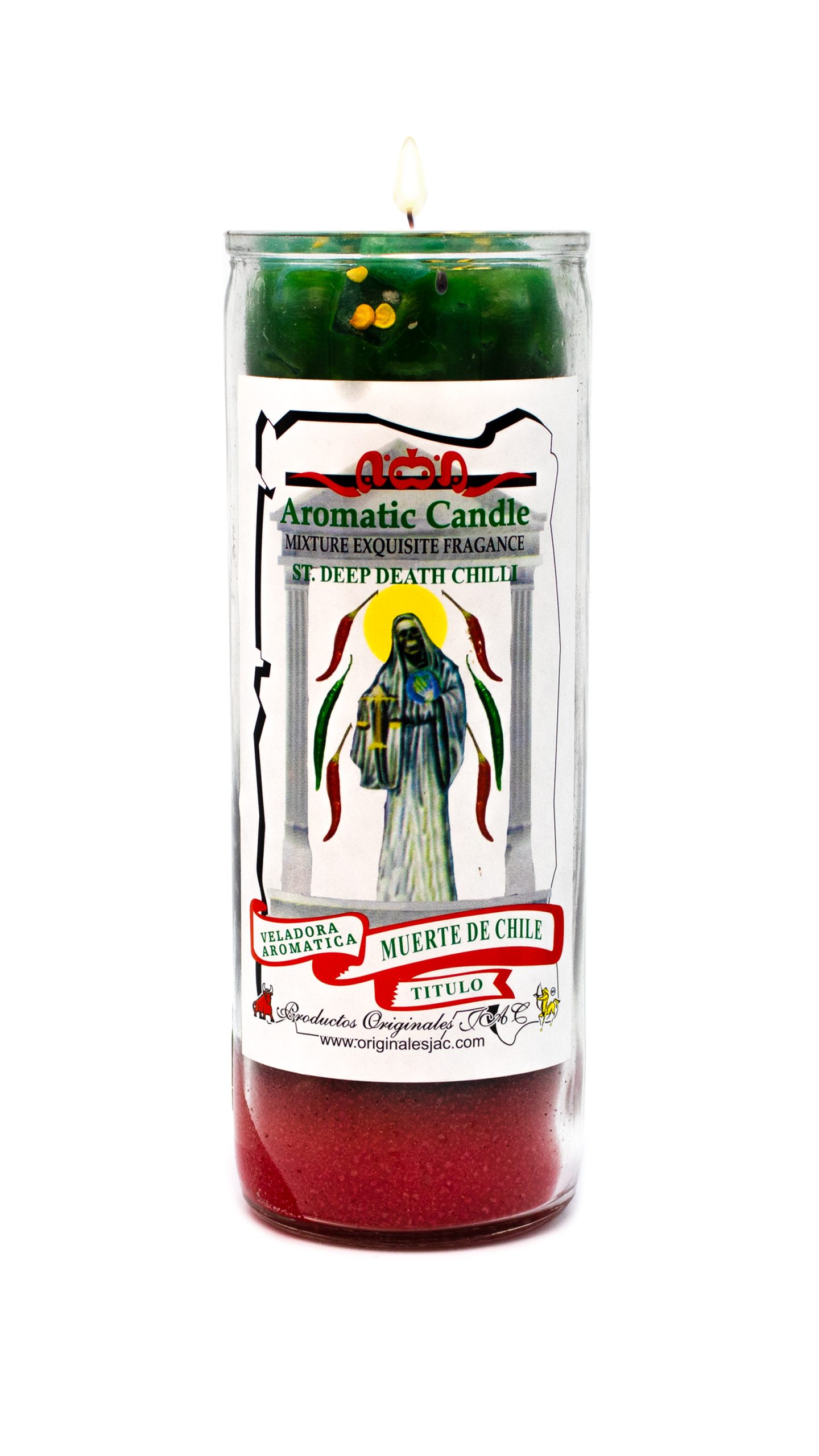SANTISIMA MUERTE DE CHILE - Veladora Titulo