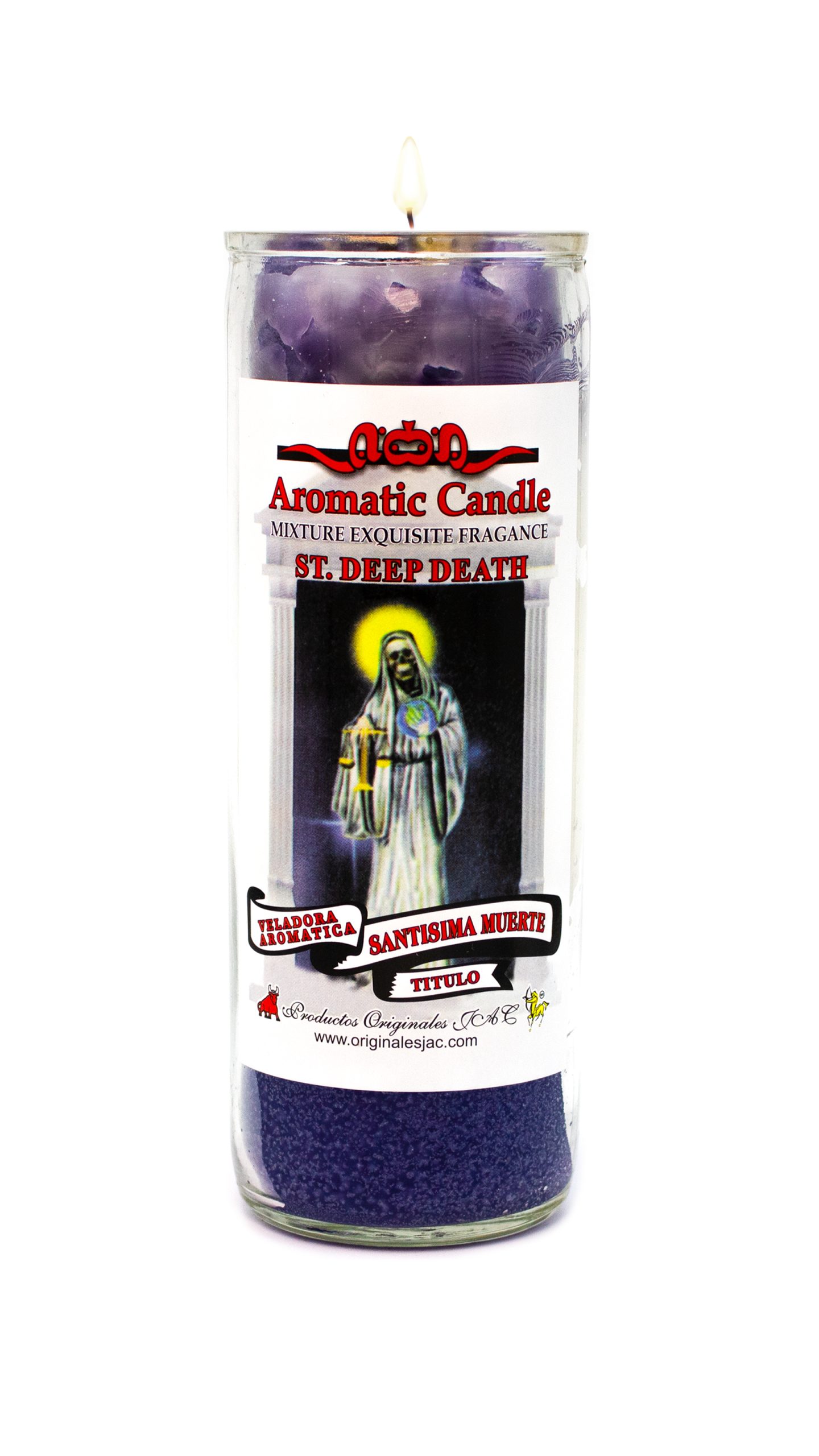 SANTISIMA MUERTE 2 - Veladora Titulo