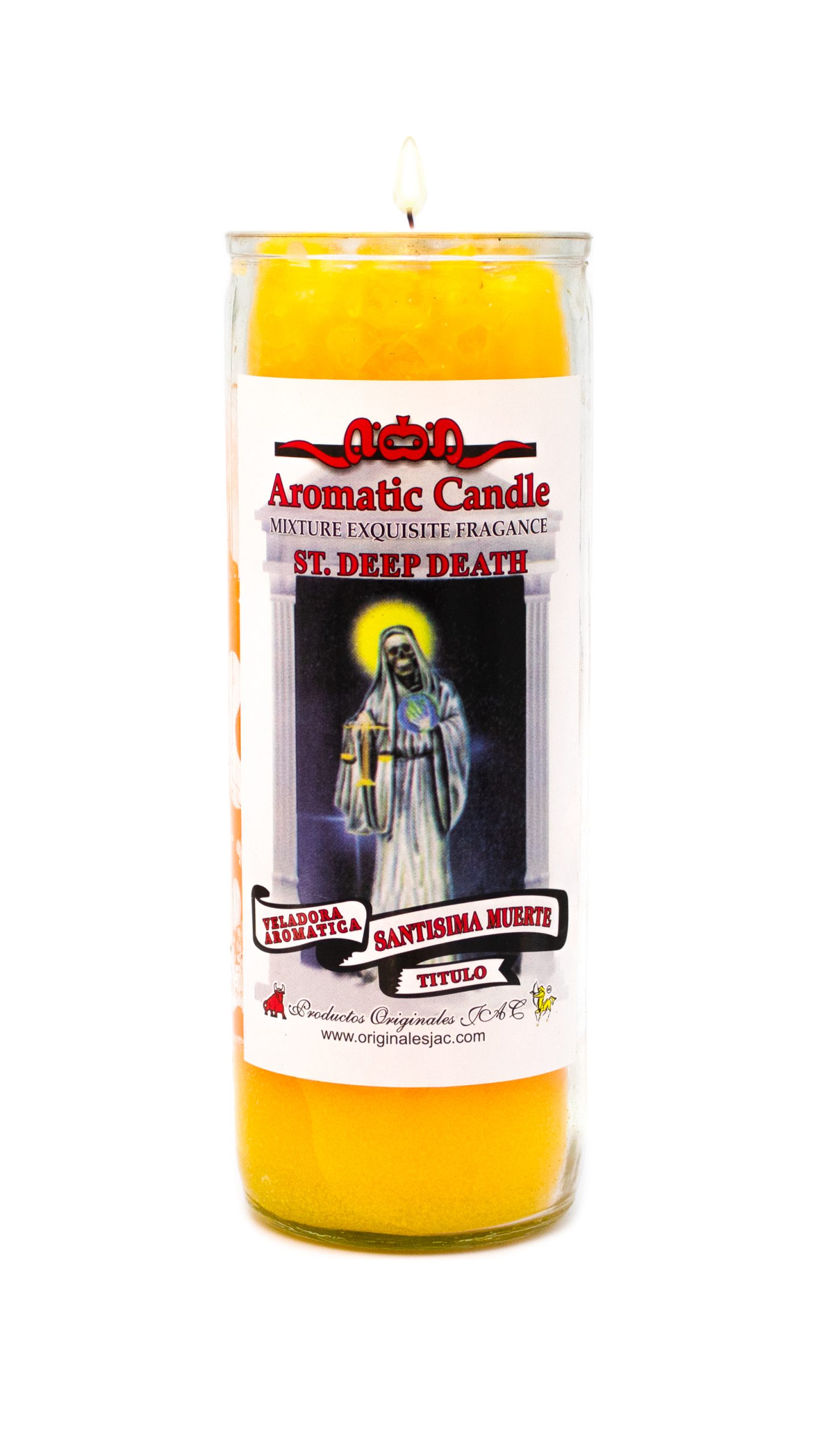 SANTISIMA MUERTE 19 - Veladora Titulo