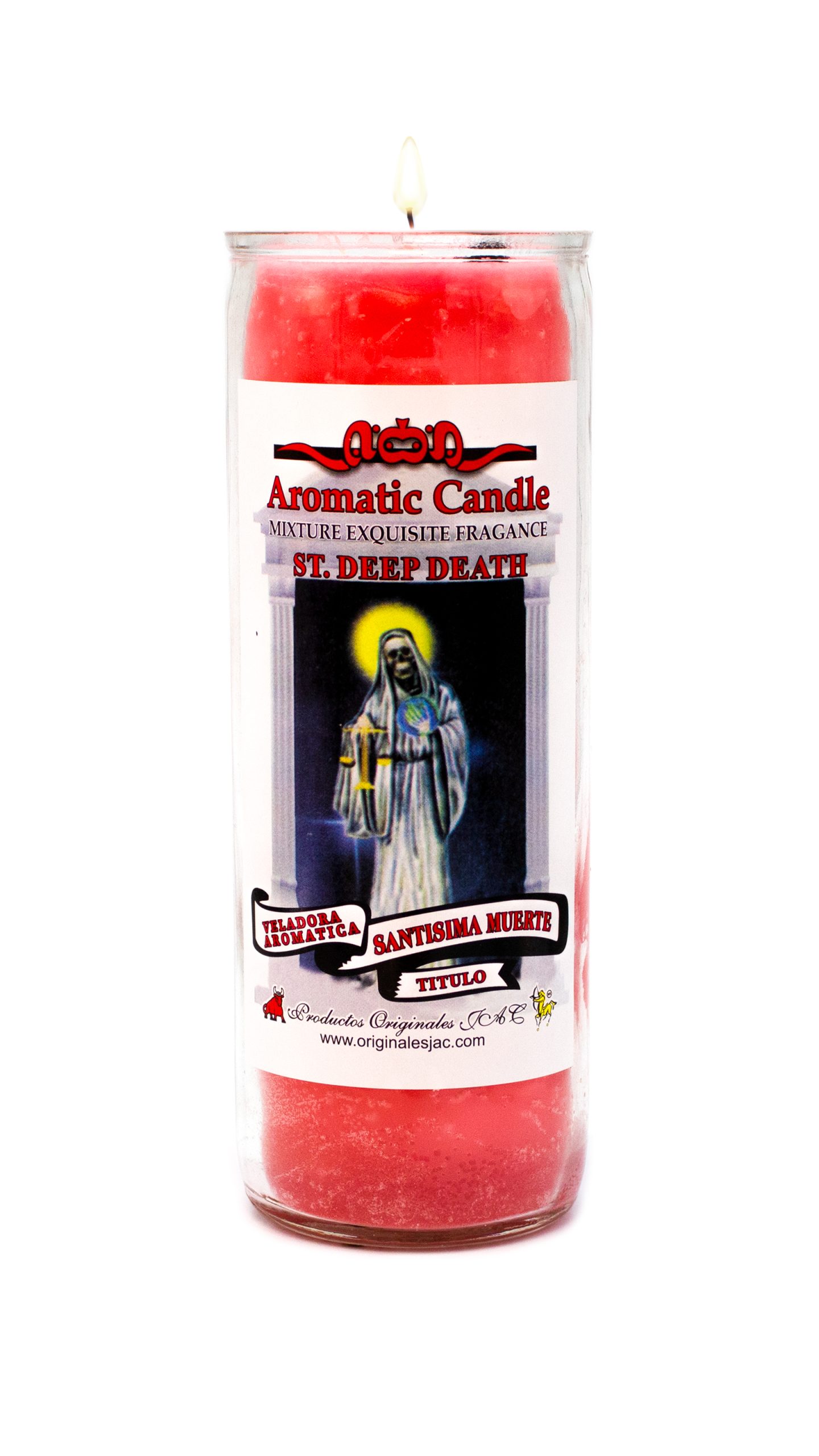 SANTISIMA MUERTE 16 - Veladora Titulo
