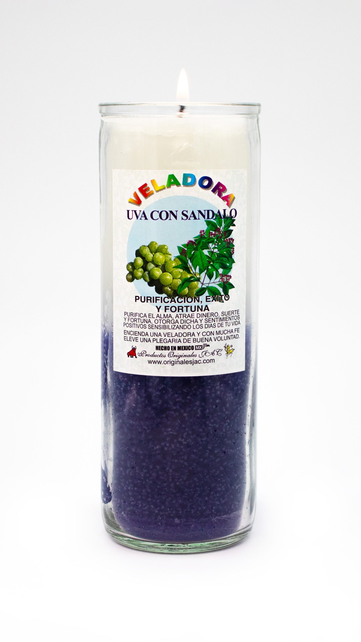 UVA CON SANDALO - Veladora Aroma