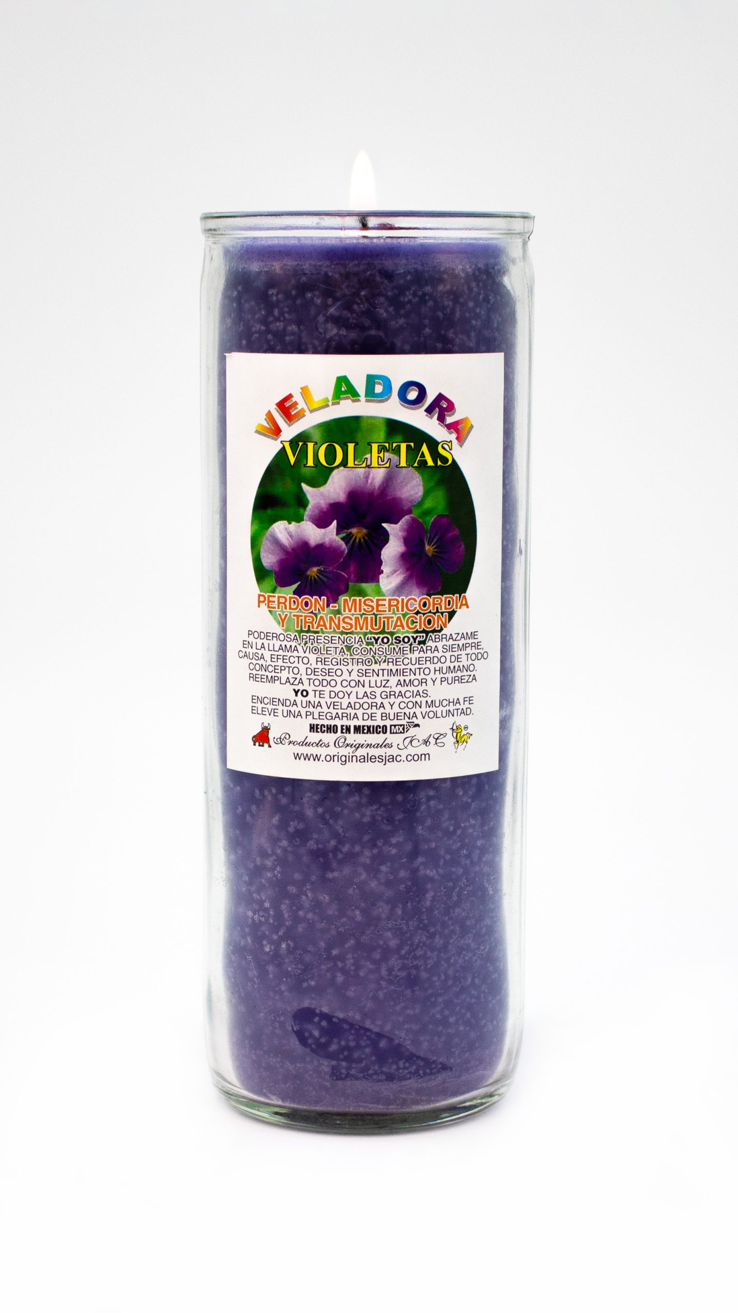 VIOLETAS - Veladora Aroma
