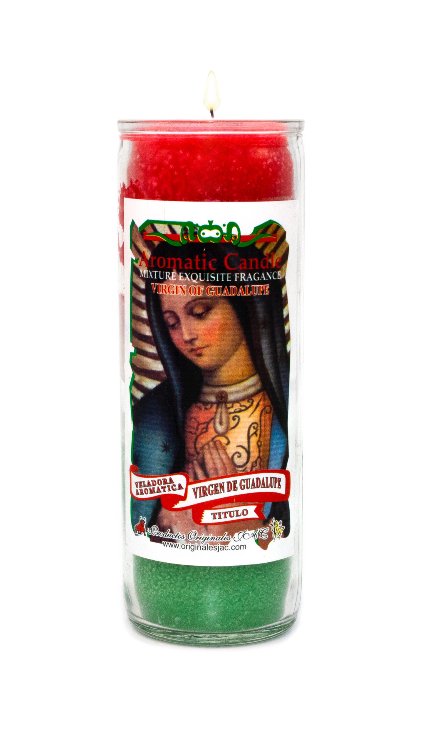 VIRGEN DE GUADALUPE - Veladora Titulo