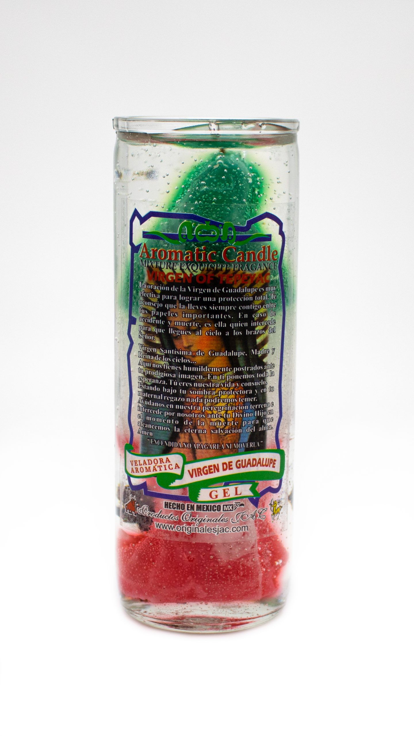 VIRGEN DE GUADALUPE - Veladora Gel